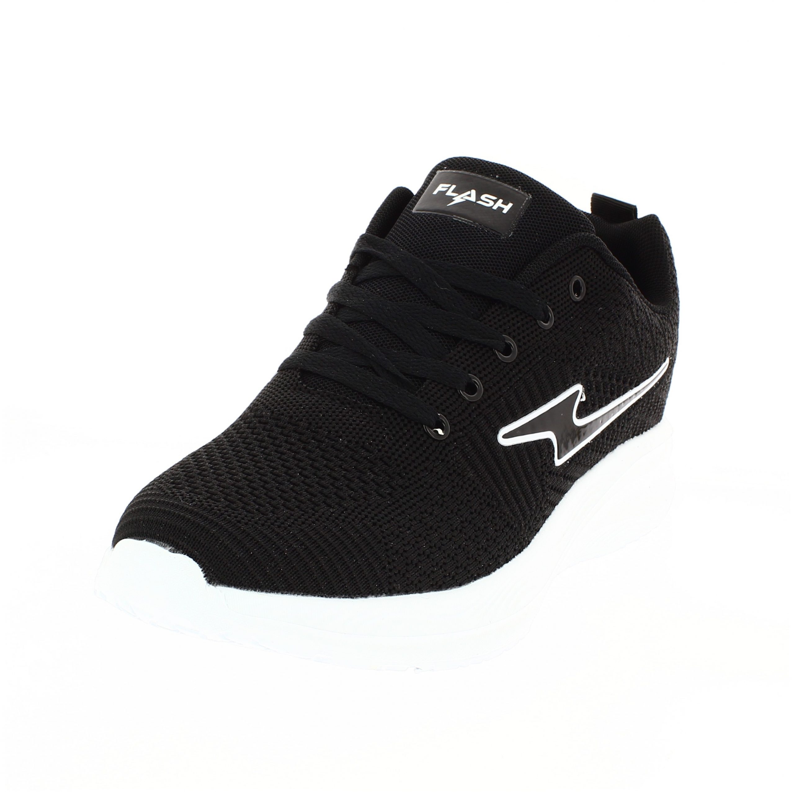 Flash Men Casual Lacing Shoes BLACK