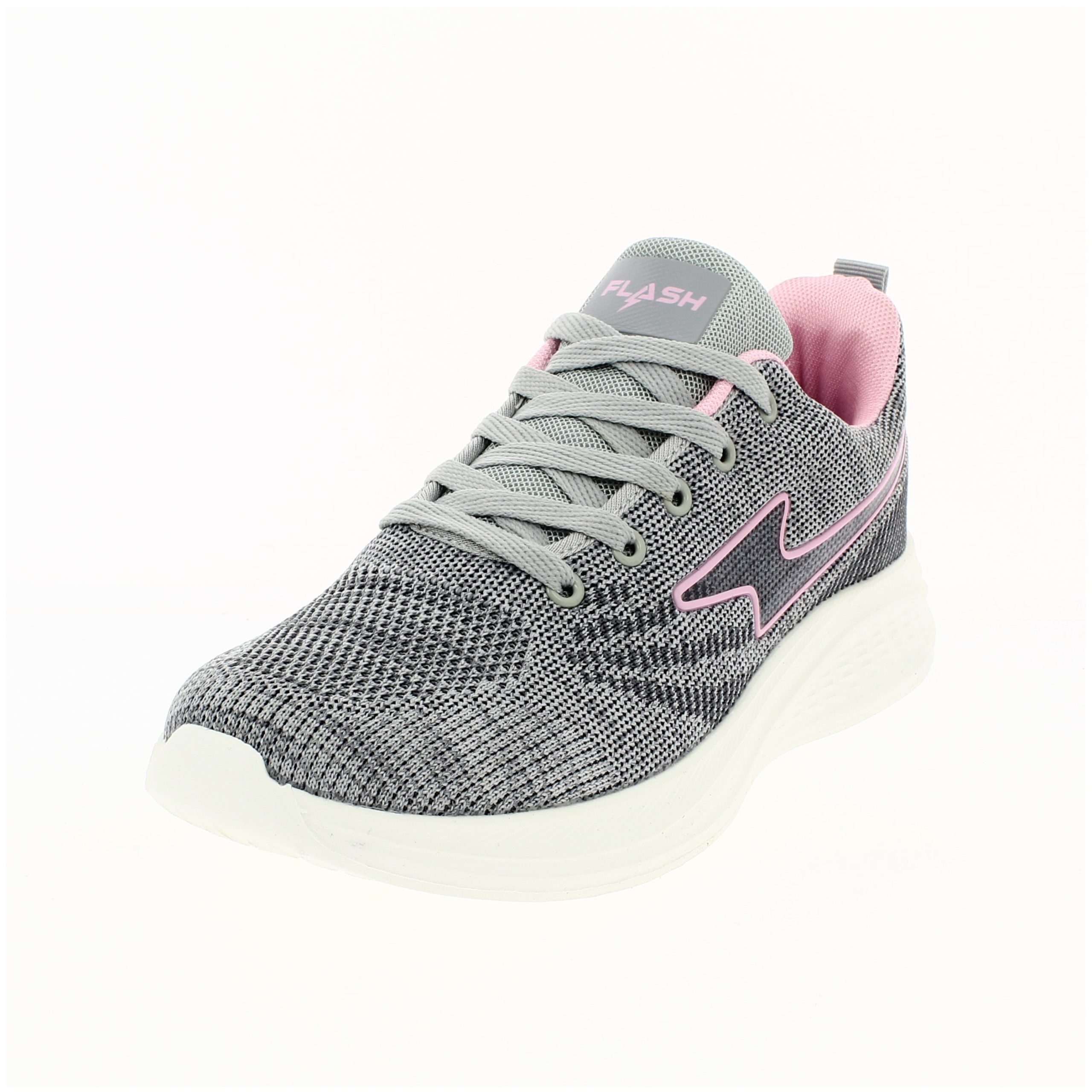 Flash Women Casual Lacing Shoes GREY