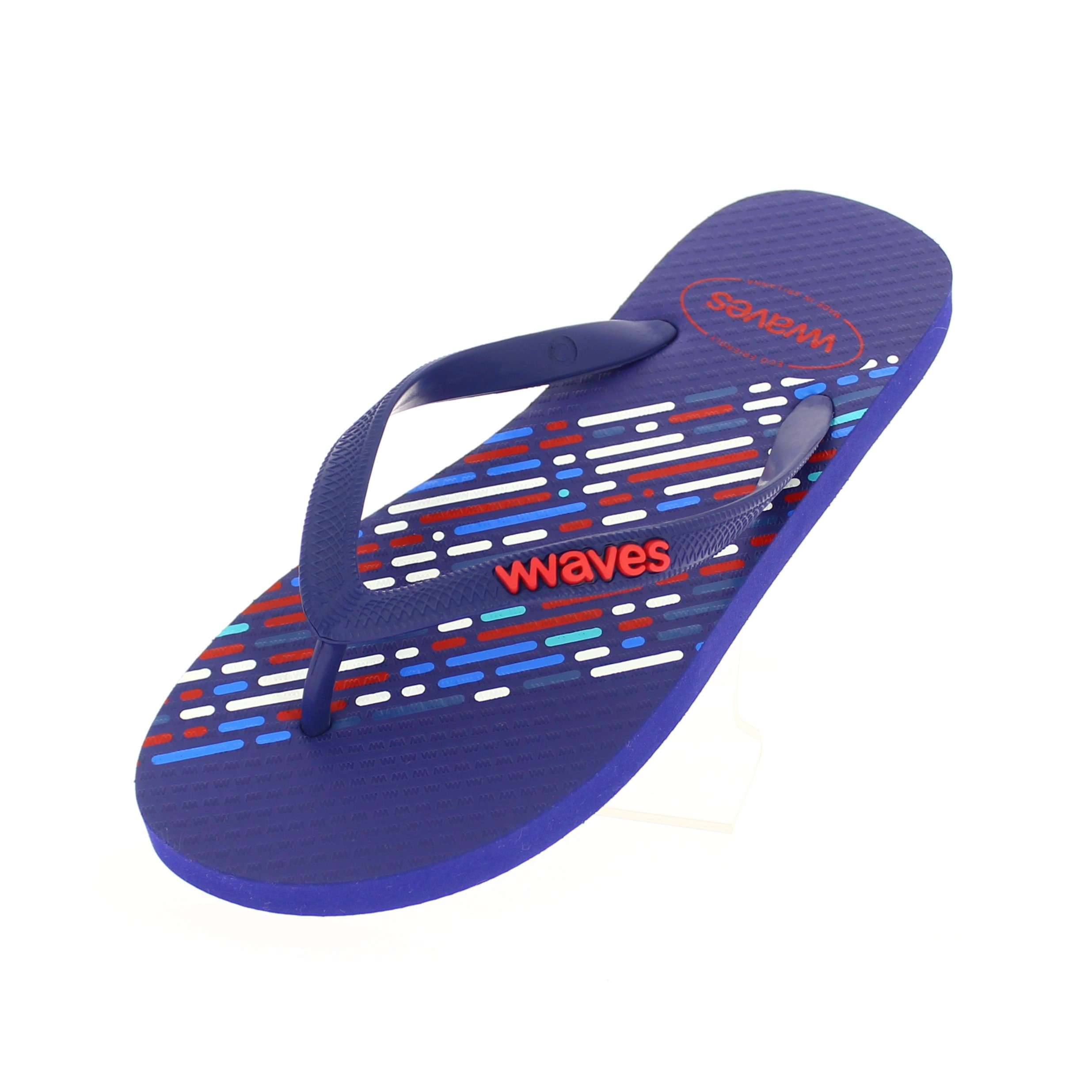 Waves Men Casual Flats Slipper Navy