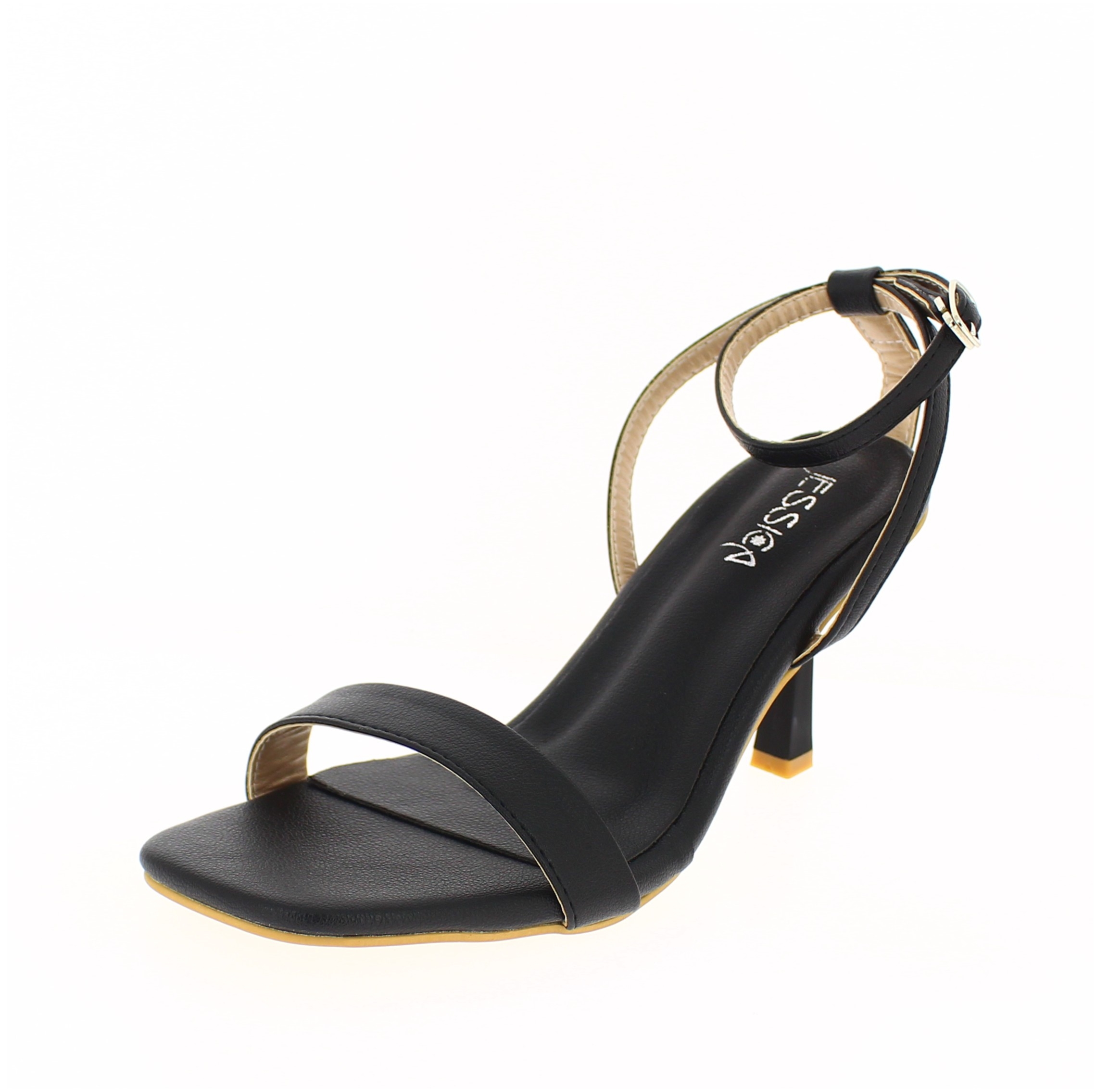 Jessica Women Formal Slip-On Sandals Black