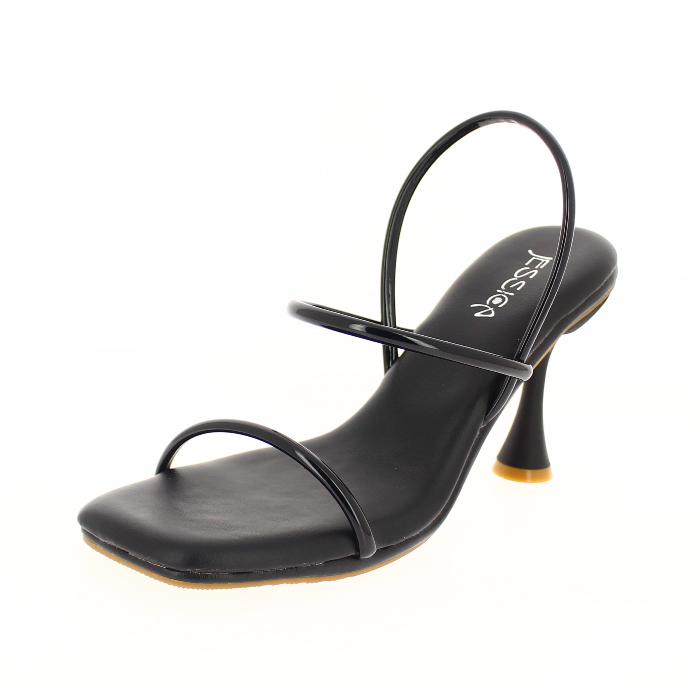 Jessica Women Formal Slip-On Sandals Black