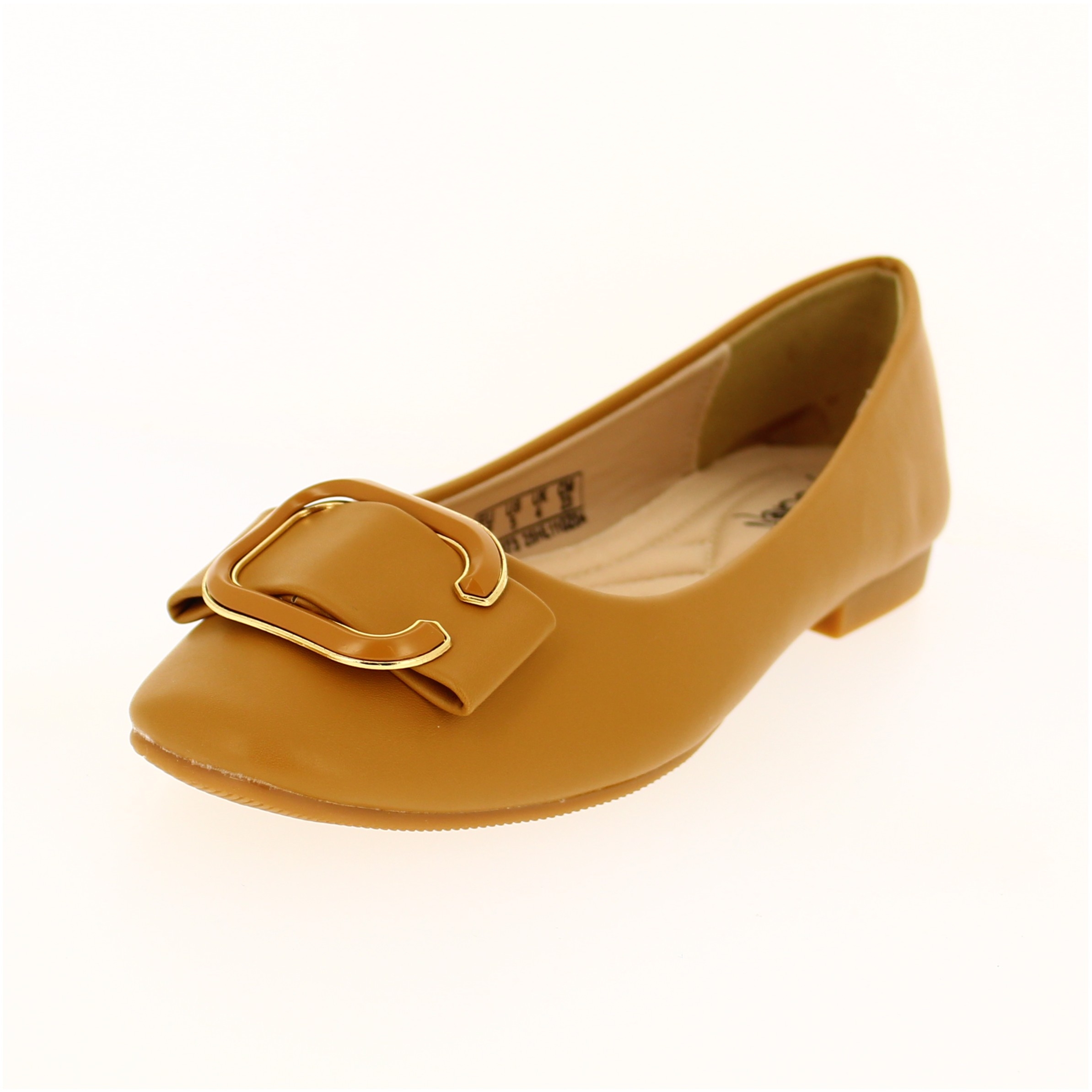 JESSICA Women Formal Ballerina Flats Shoes Tan