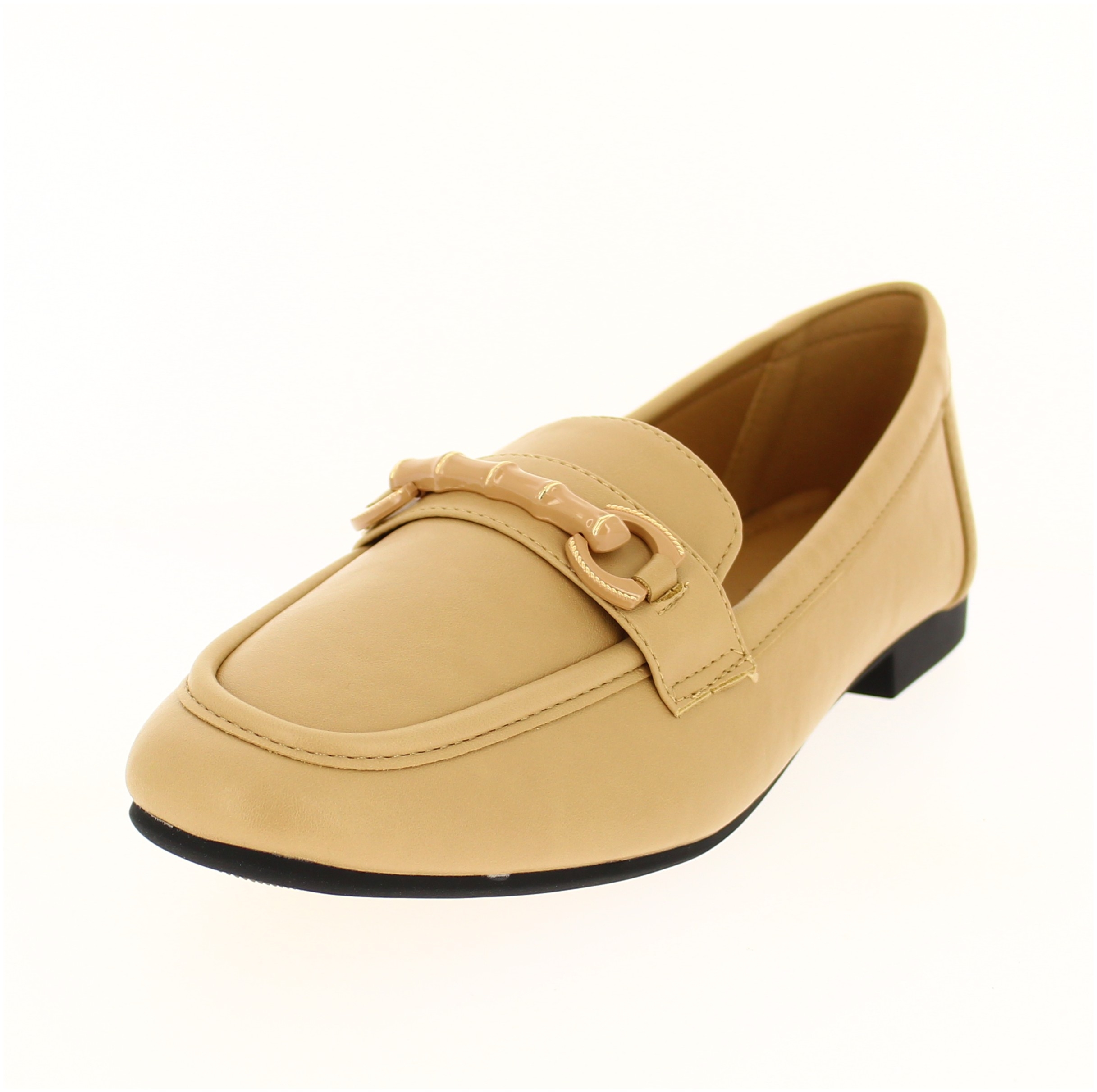JESSICA Women Formal Ballerina Flats Shoes Beige