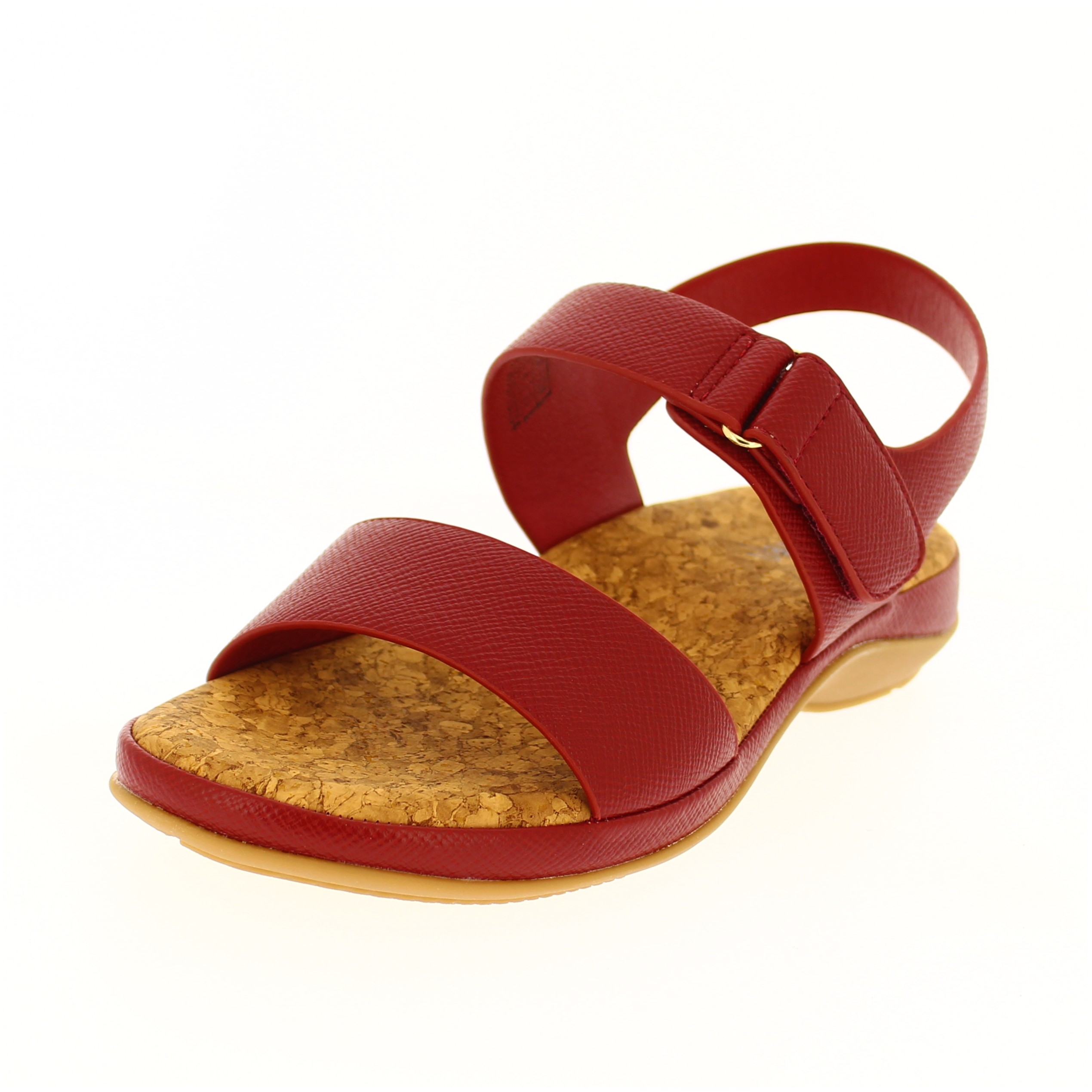JESSICA Women Casual Slip-On Wedges Maroon