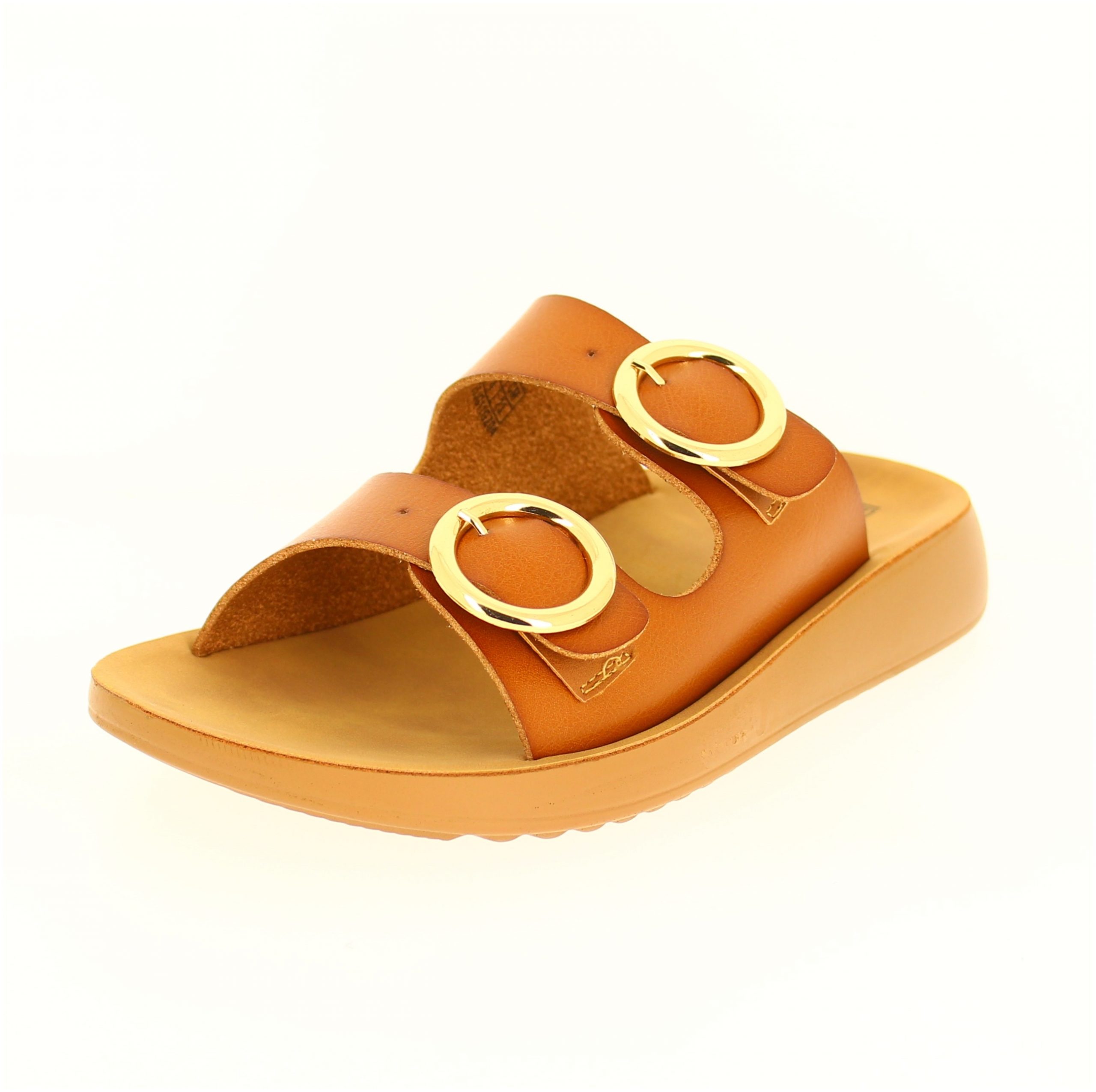 JESSICA Women Casual Slip-On Wedges Tan