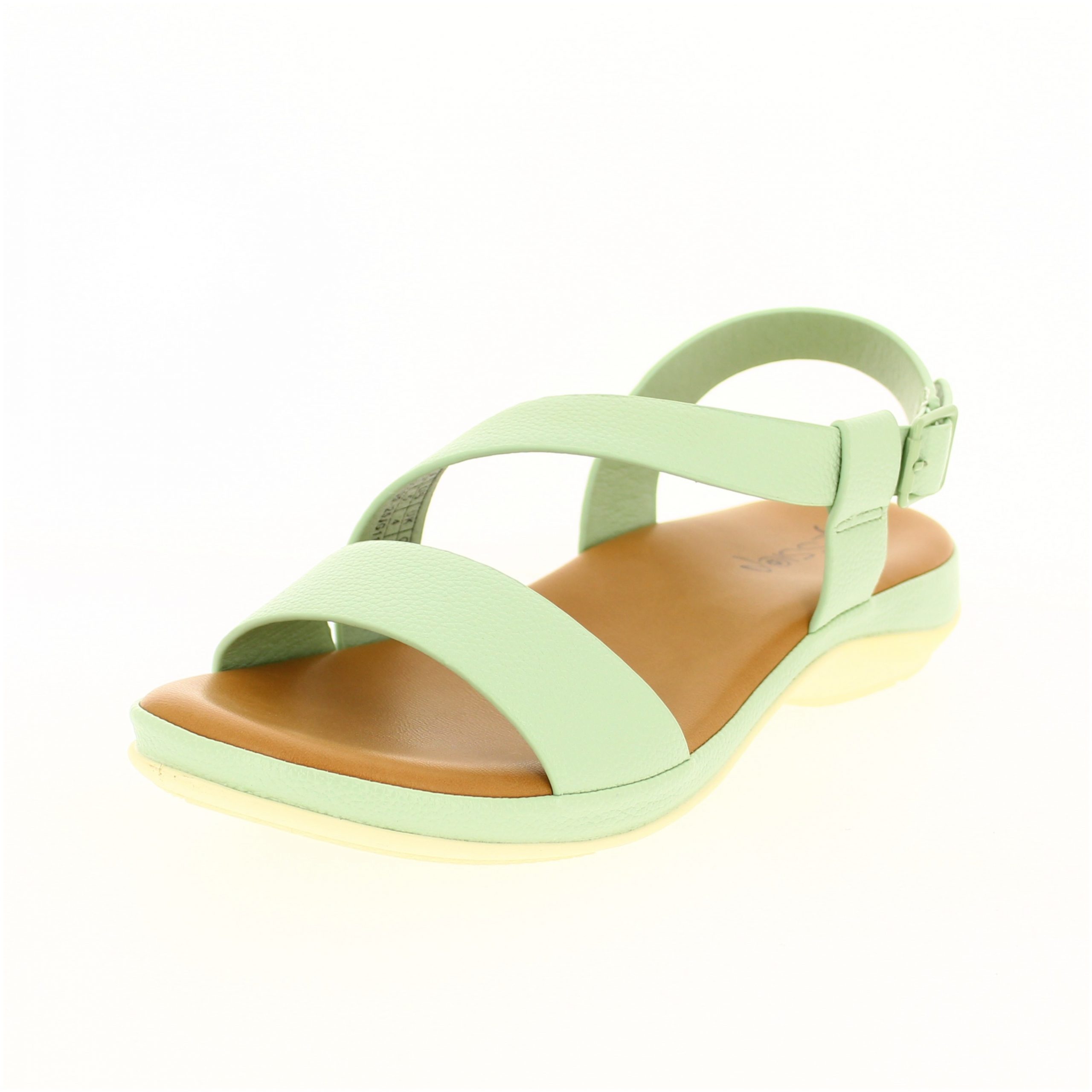 JESSICA Women Casual Slip-On Wedges Green
