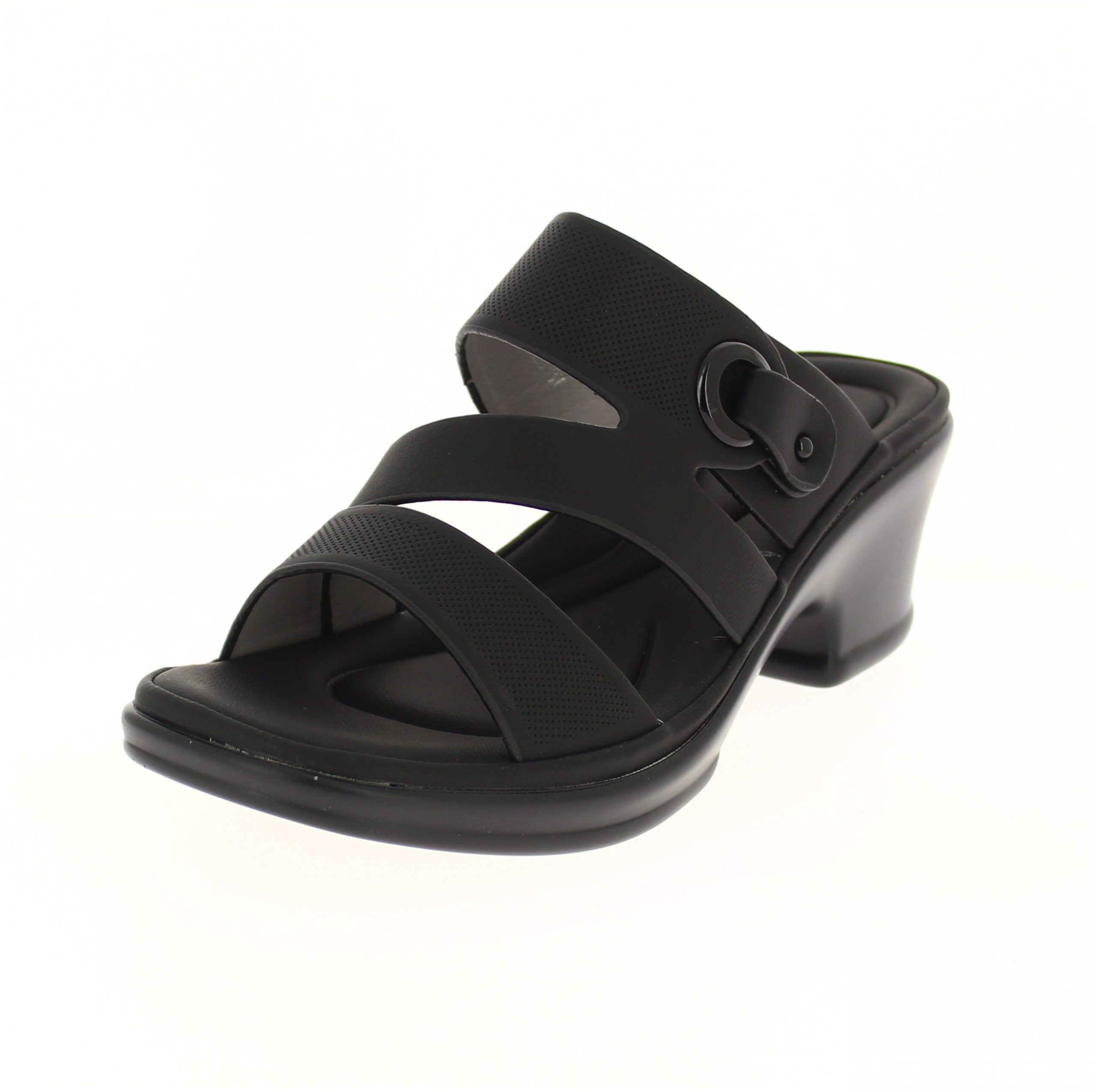 JESSICA Women Casual Slip-On Heels Black