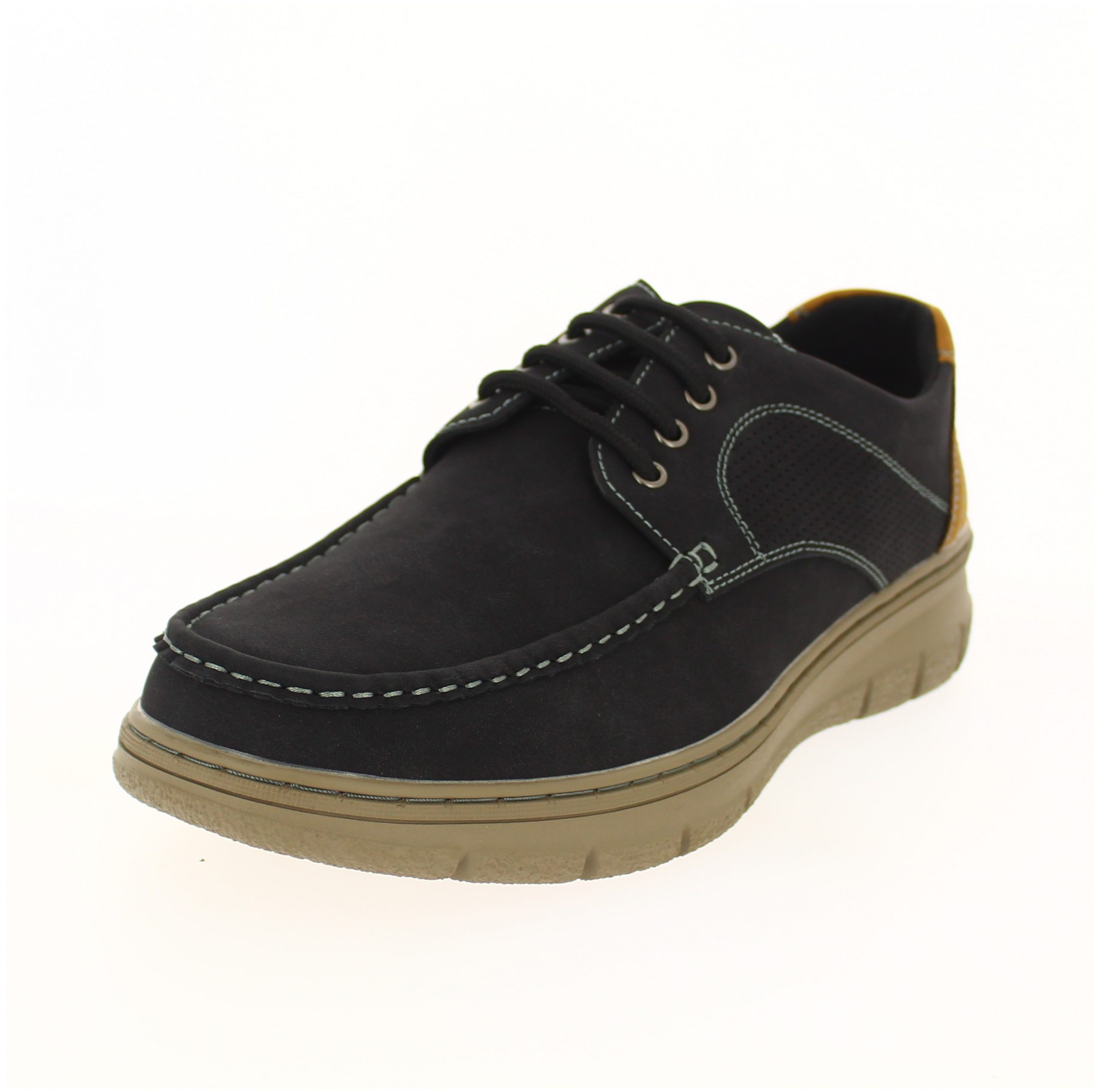 VALENCIA Men Casual Lacing Shoes Black