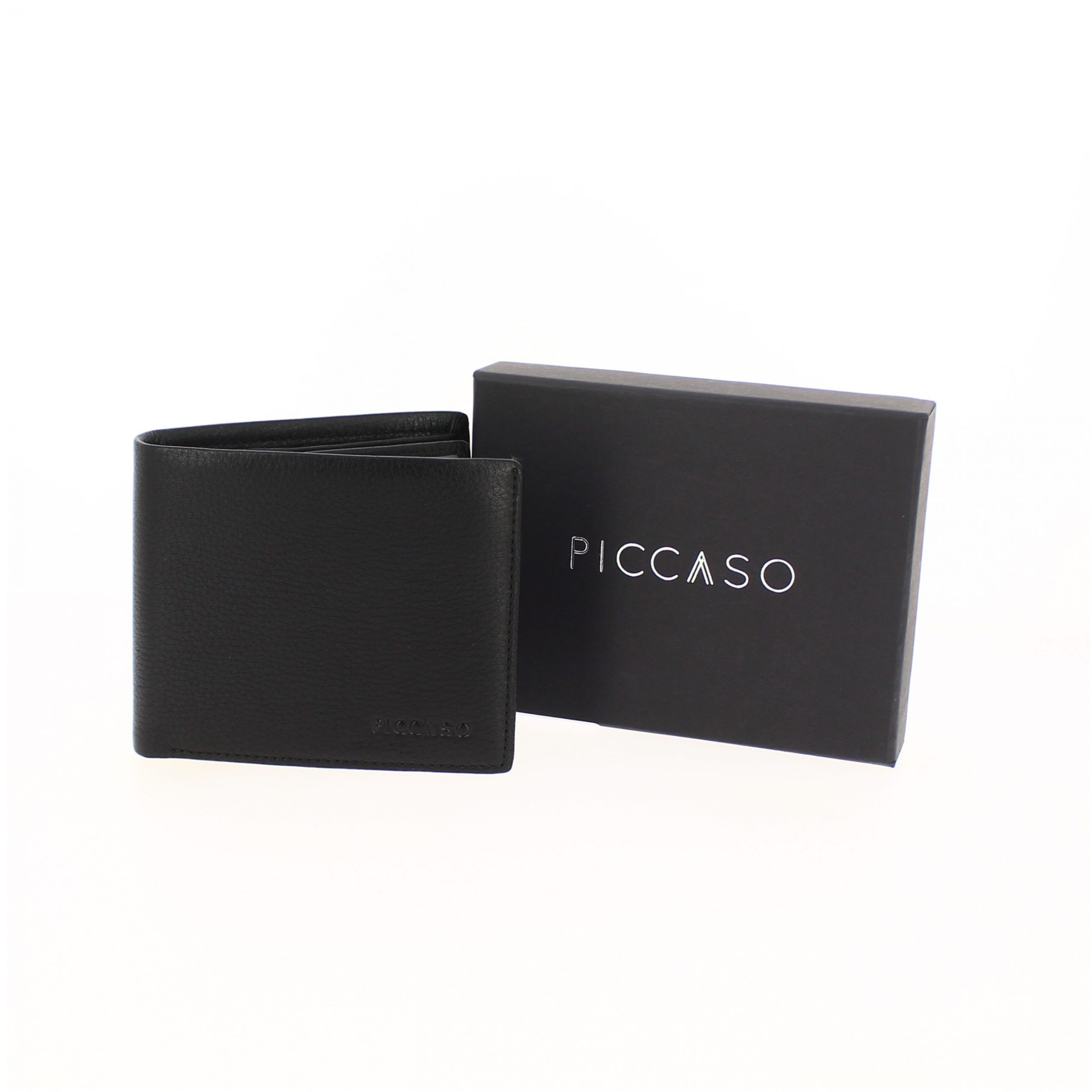 PICCASO Men Wallet Casual Black - 11CM*9CM*1.5CM