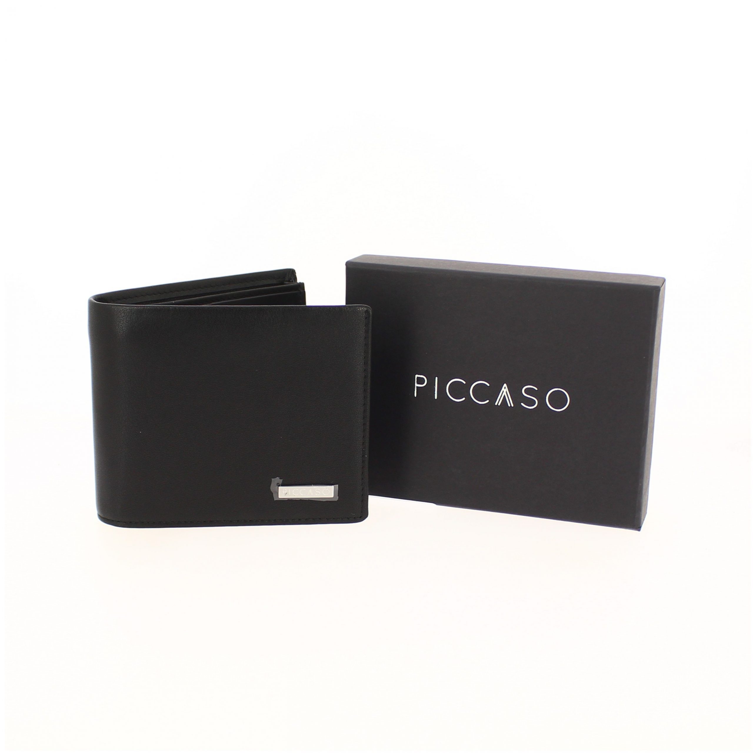 PICCASO Men Wallet Casual Black - 11CM*9.5CM*2CM