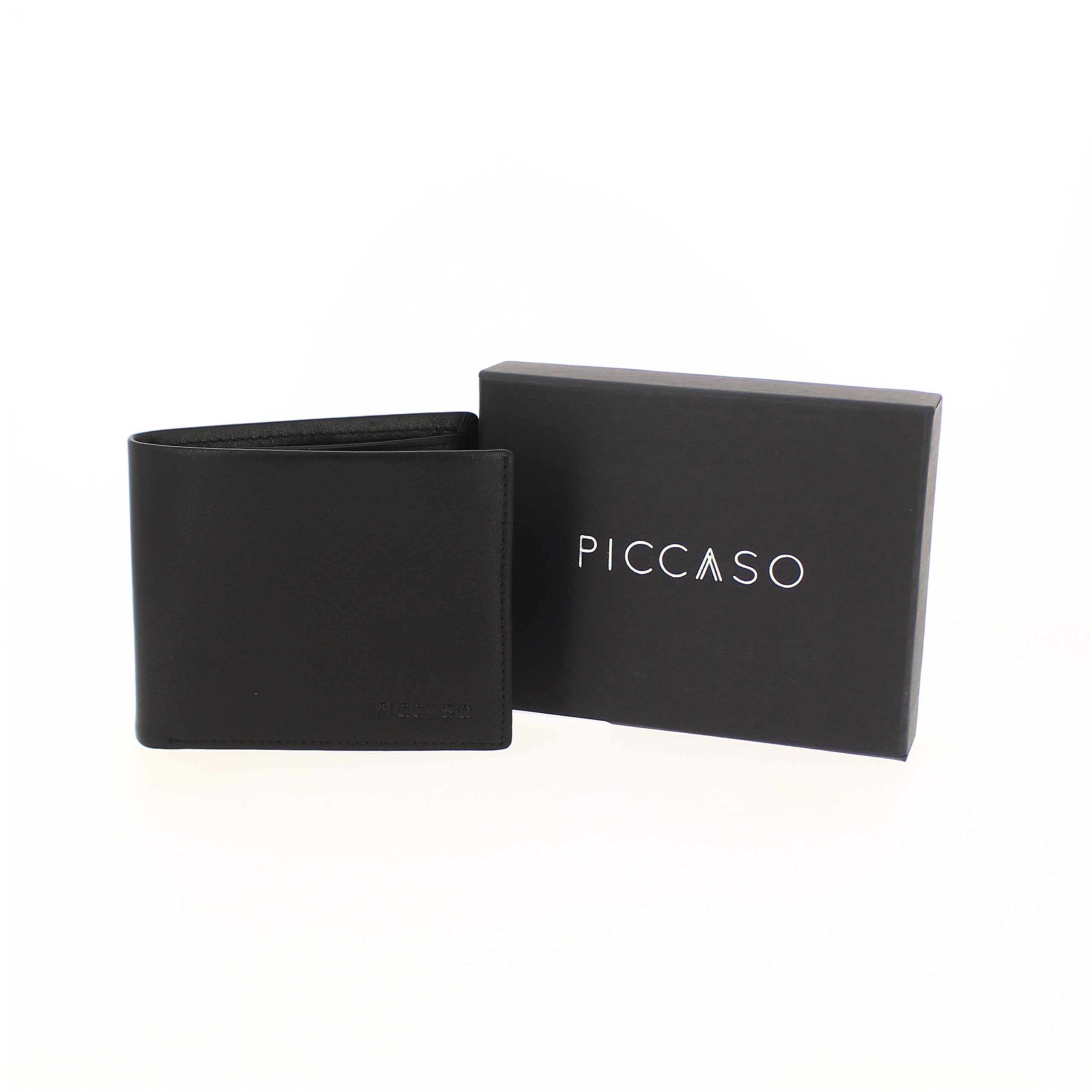 PICCASO Men Wallet Casual Black - 11CM*9CM*1.5CM