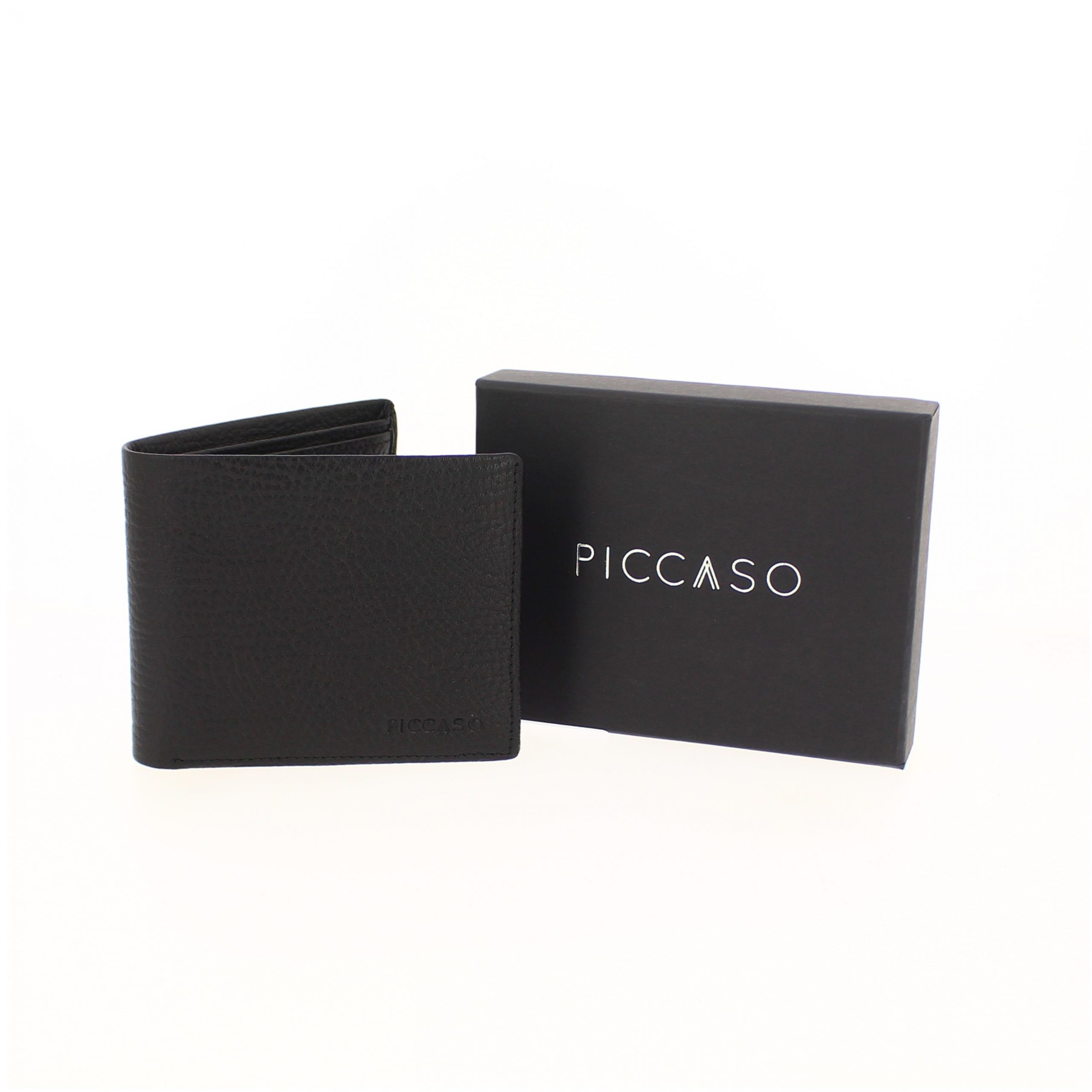 PICCASO Men Wallet Casual Black - 11CM*9CM*1.5CM