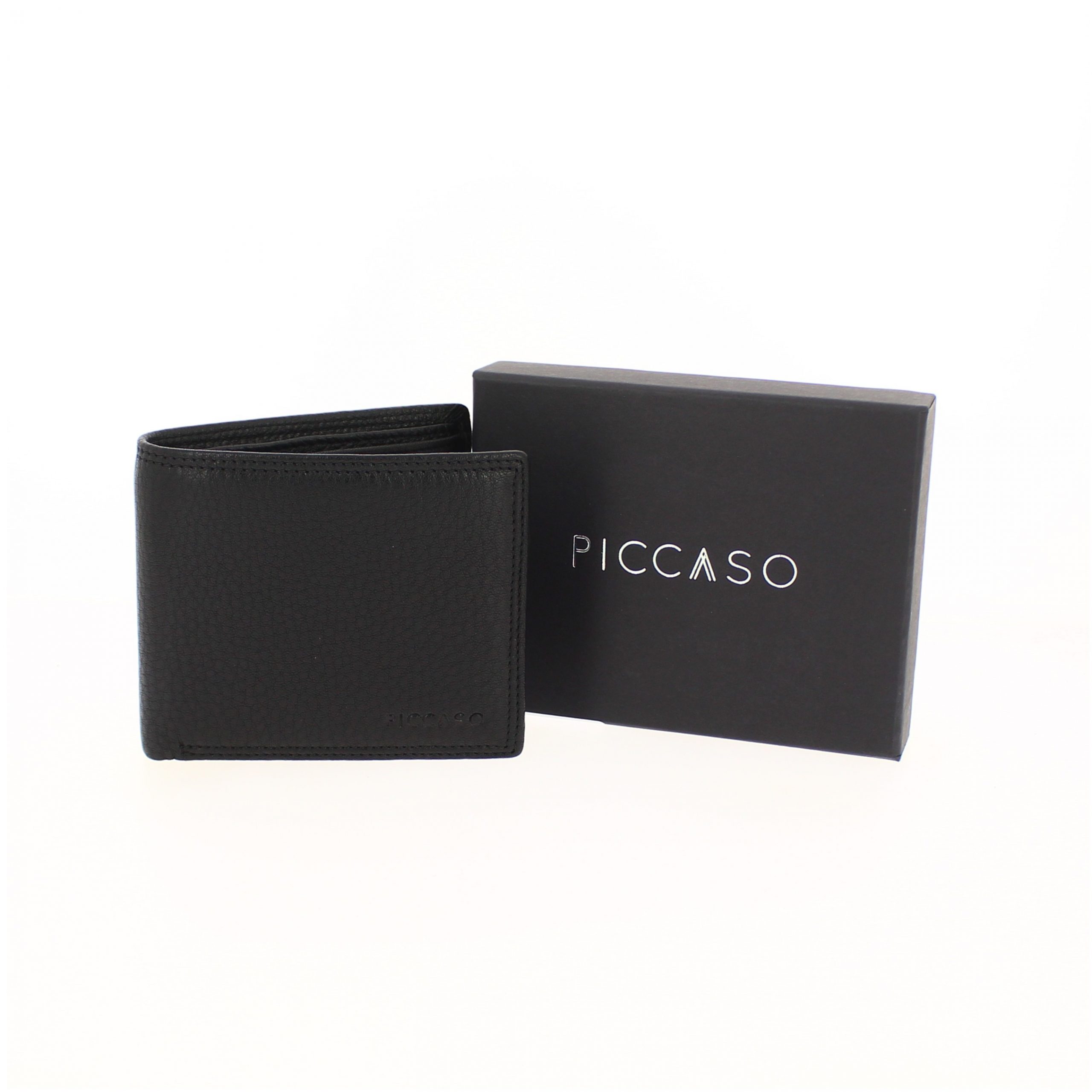 PICCASO Men Wallet Casual Black - 11CM*9CM*1.5CM