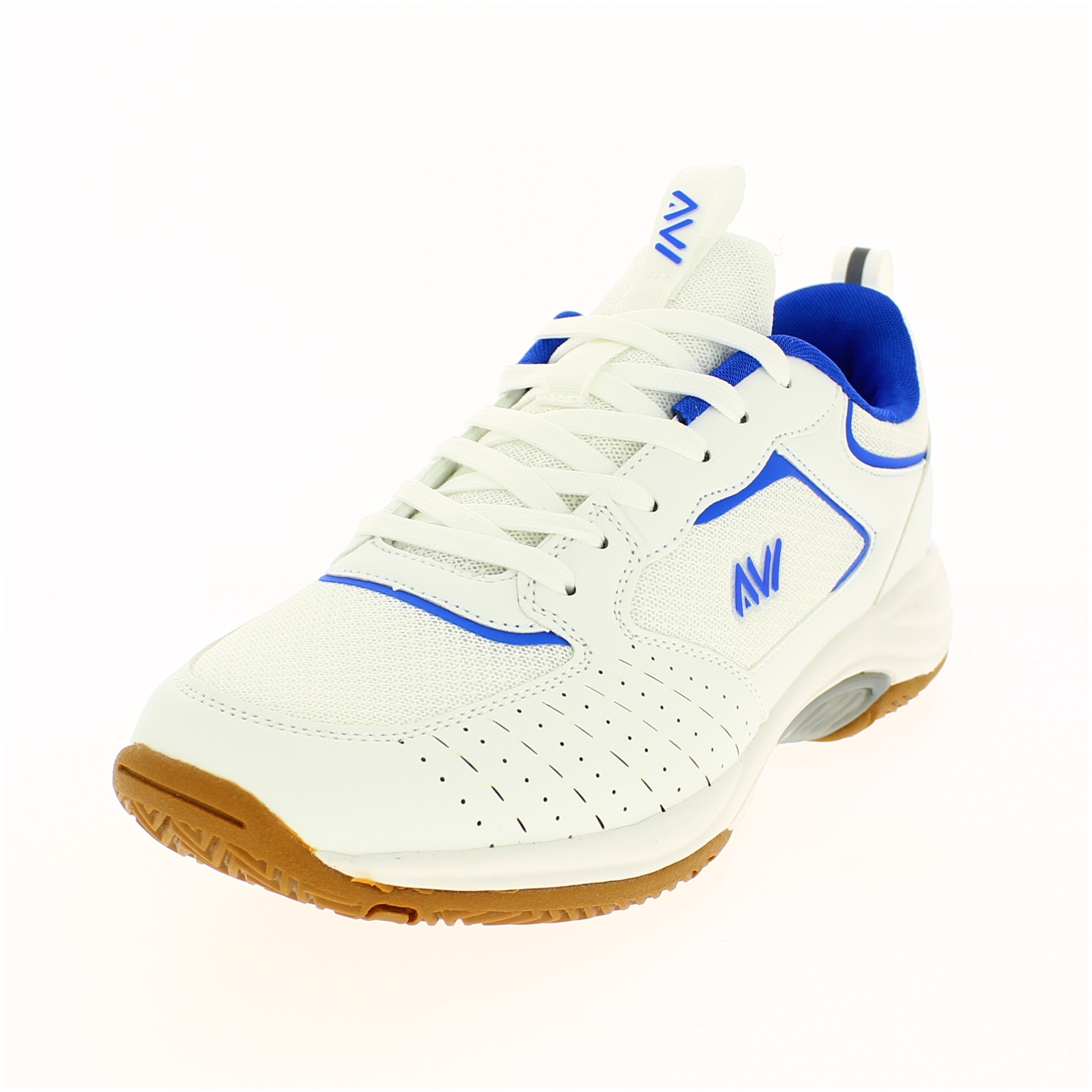 AVI Men Badminton Lacing Shoes WHITE
