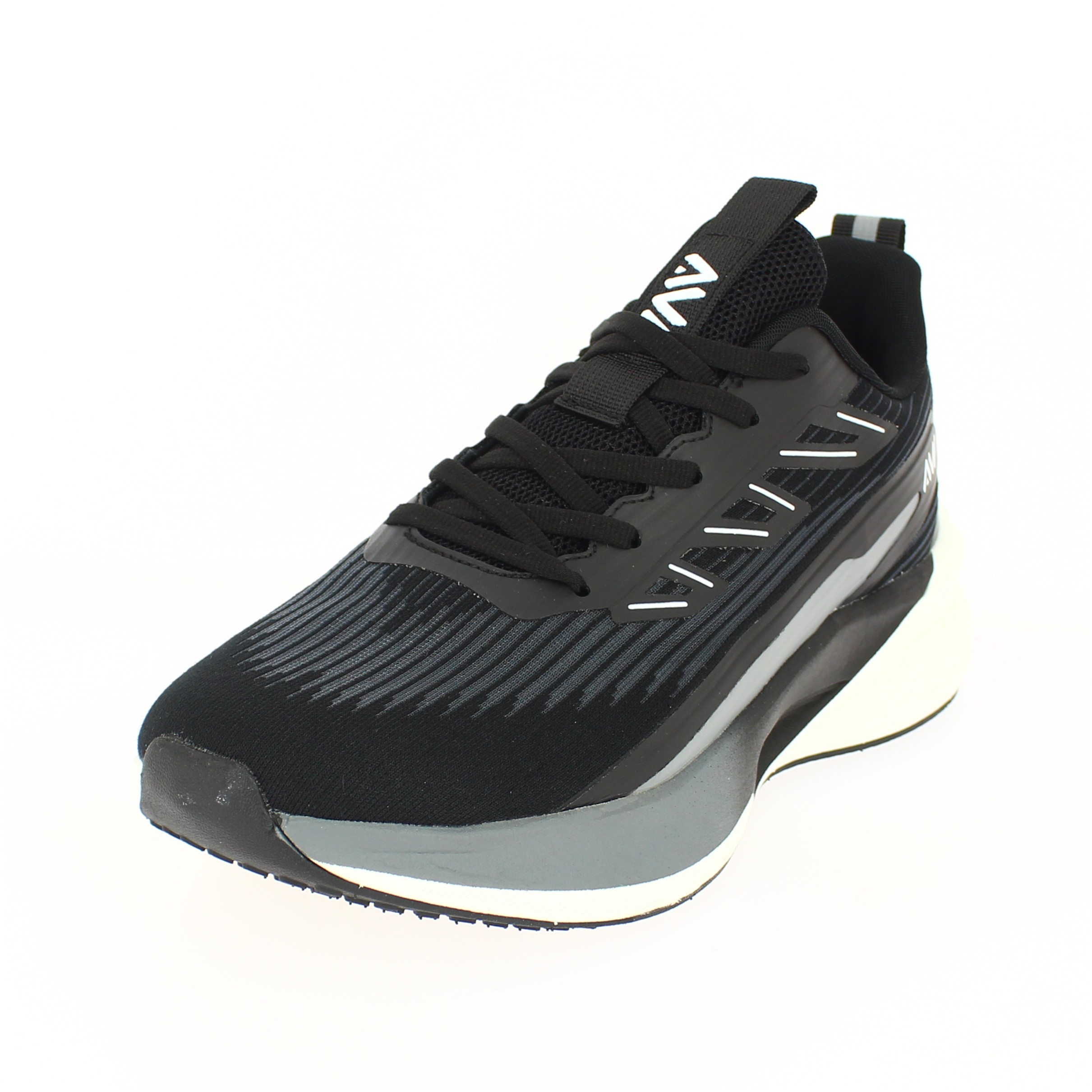 AVI Men Running Lacing Shoes BLACK