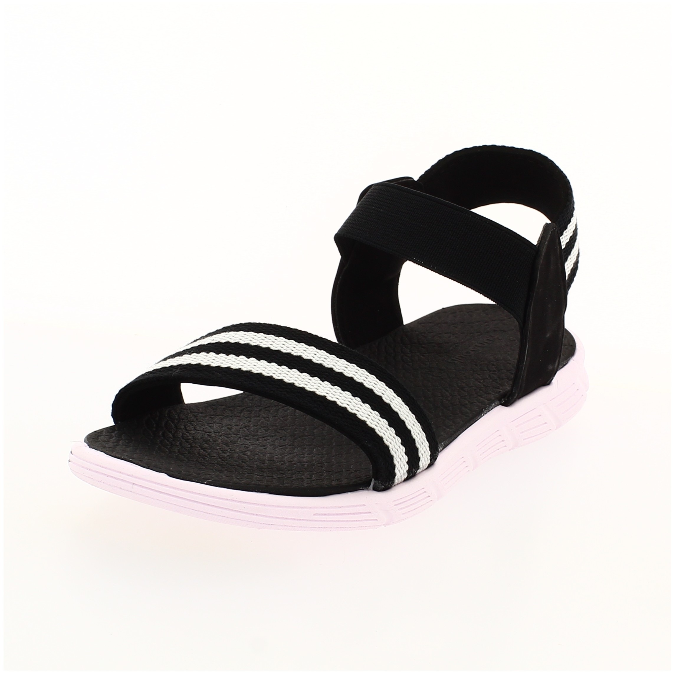 Fun Souls Girls Casual Slip-on Sandals BLACK