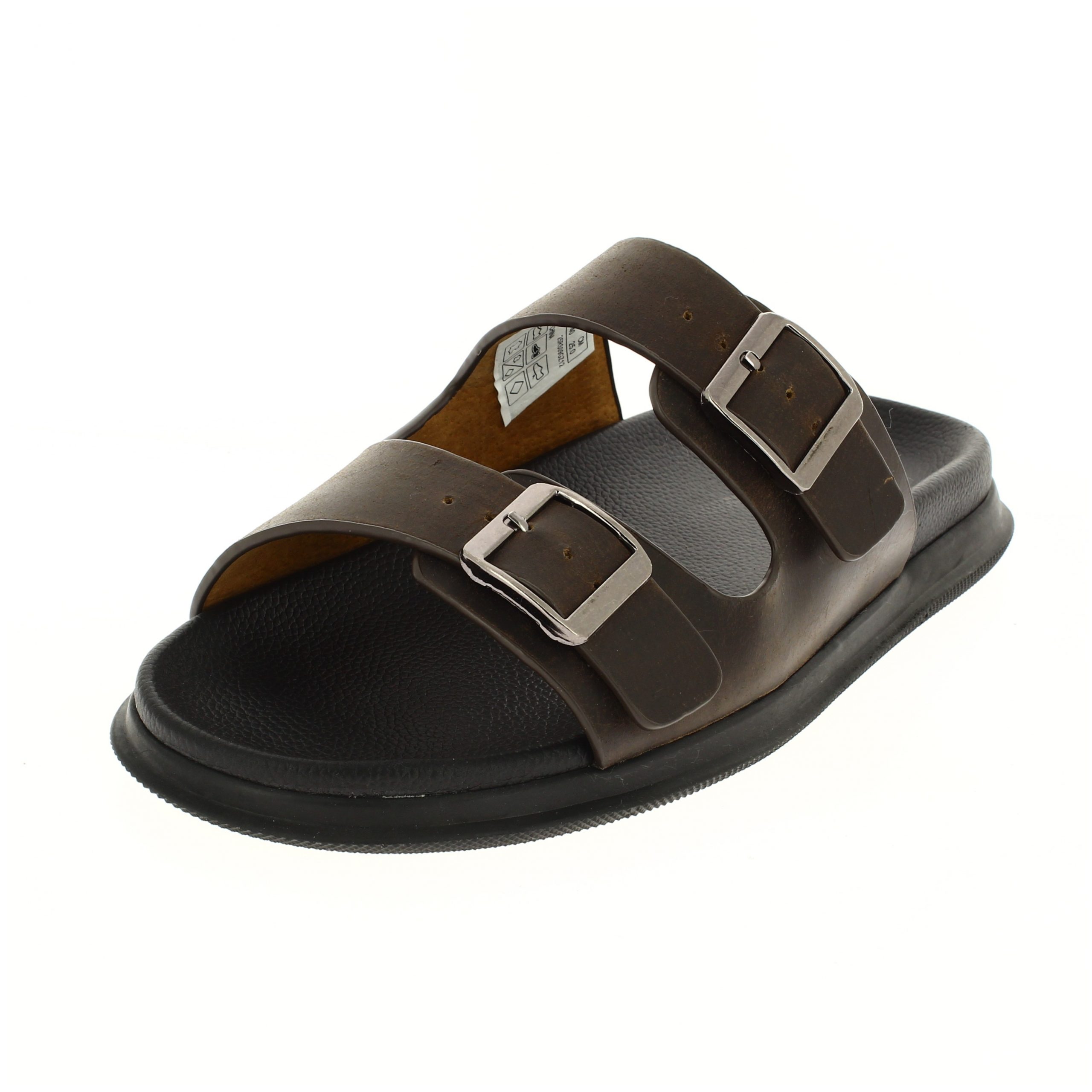 VICTORY Men Casual Slip-On Slipper - Dark Brown