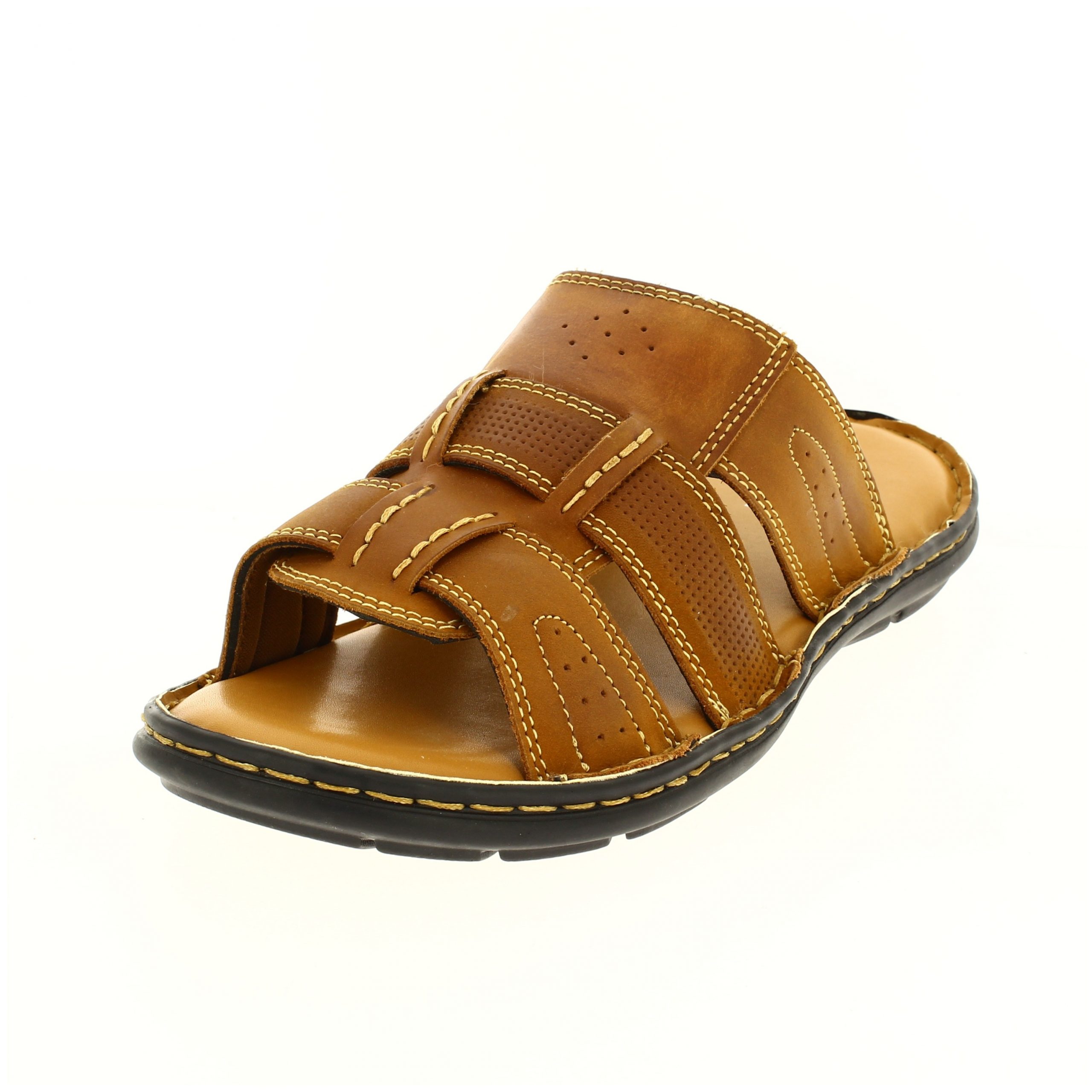 VICTORY Men Casual Slip-On Slipper - Tan