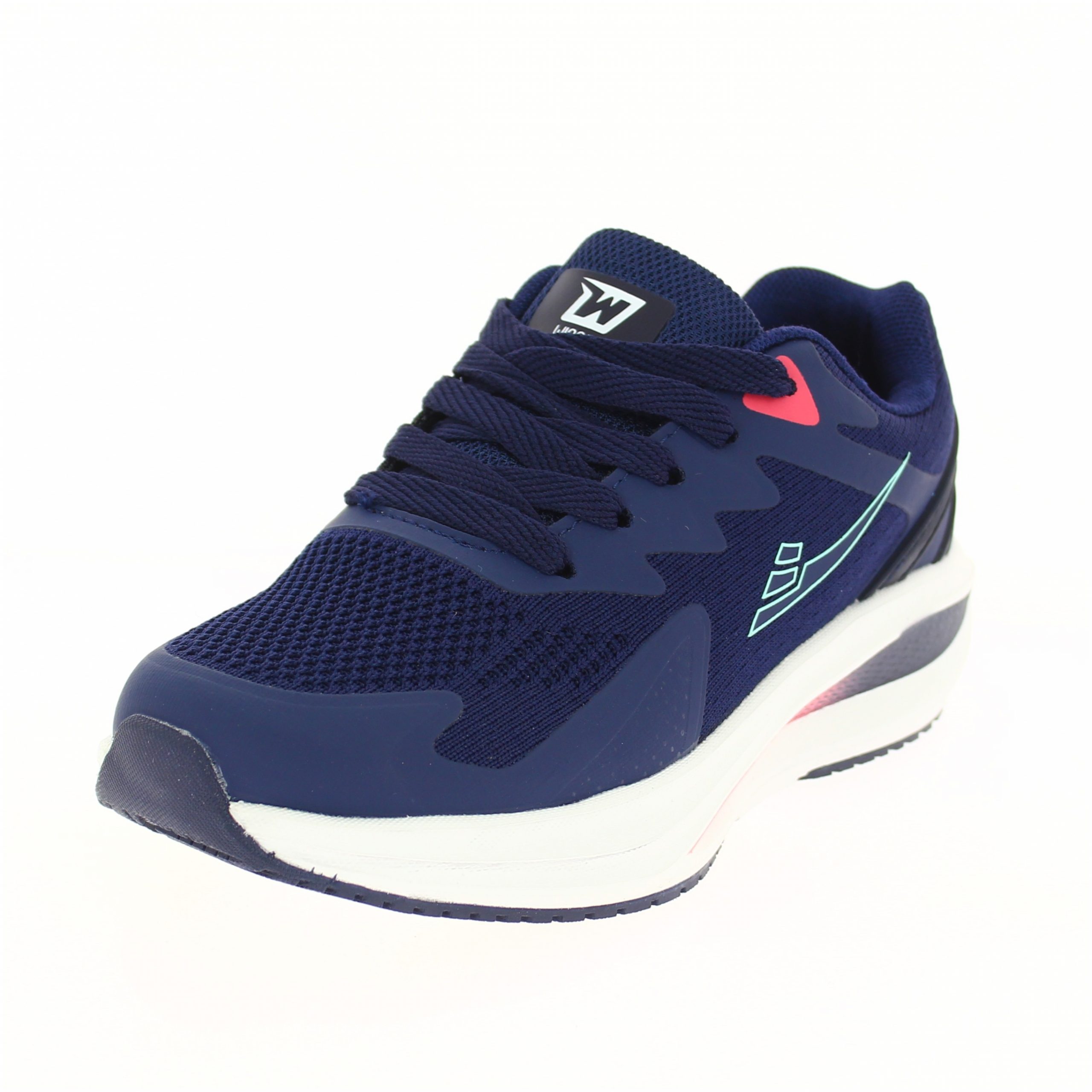 Winner Women Running Lacing Shoes Dark Blue