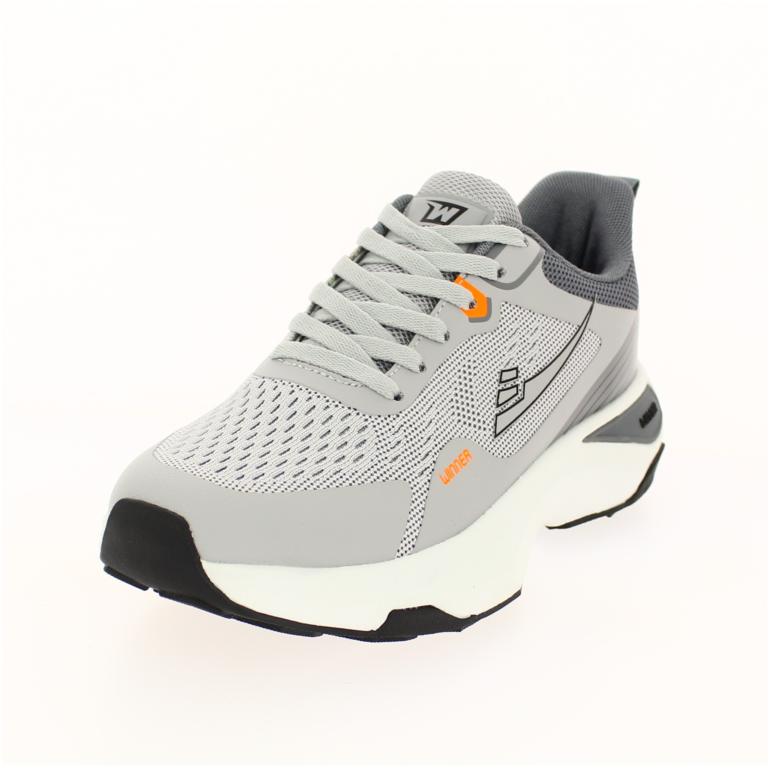 WINNER Men Running Lacing Shoe White