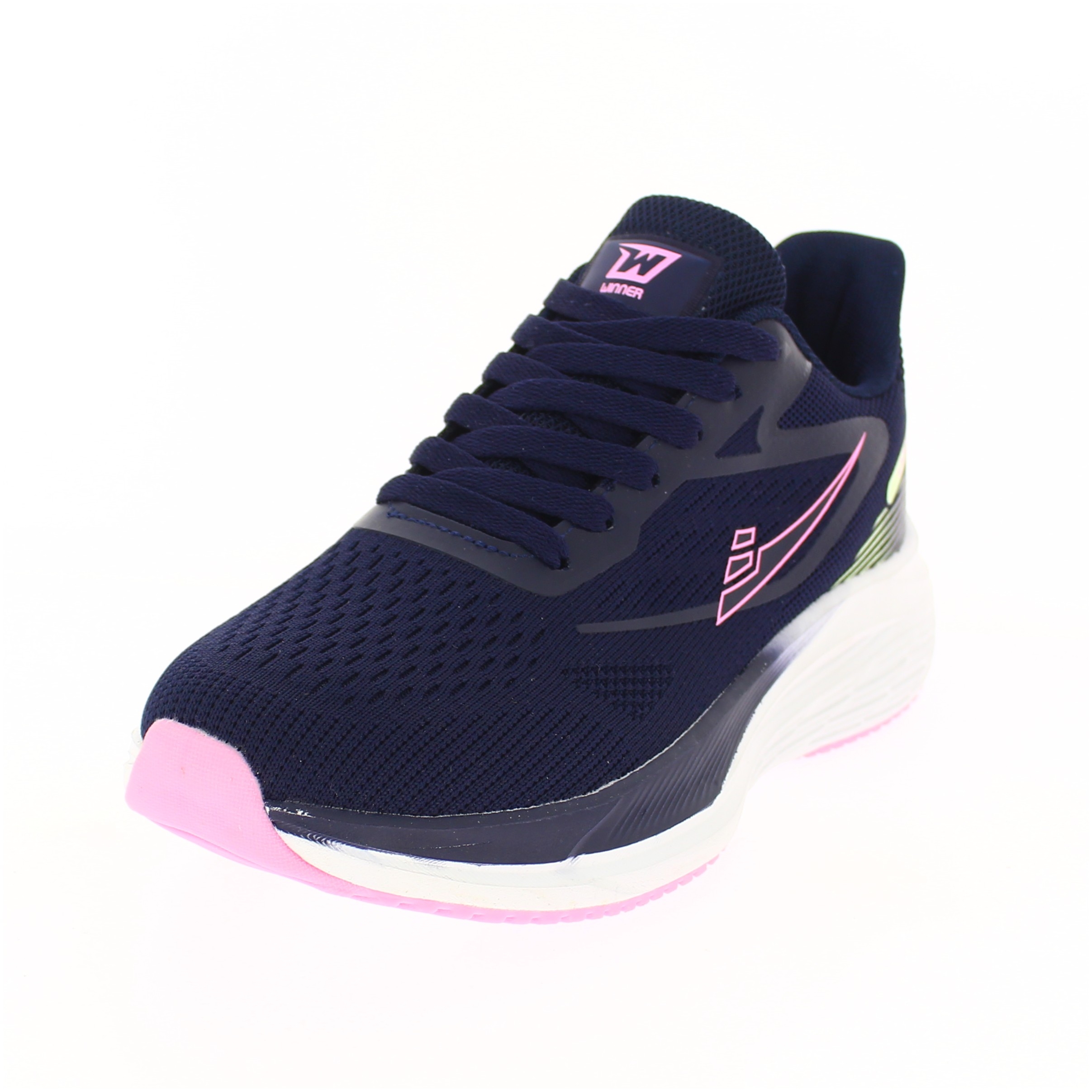 WINNER Women Running Lacing Shoe Black