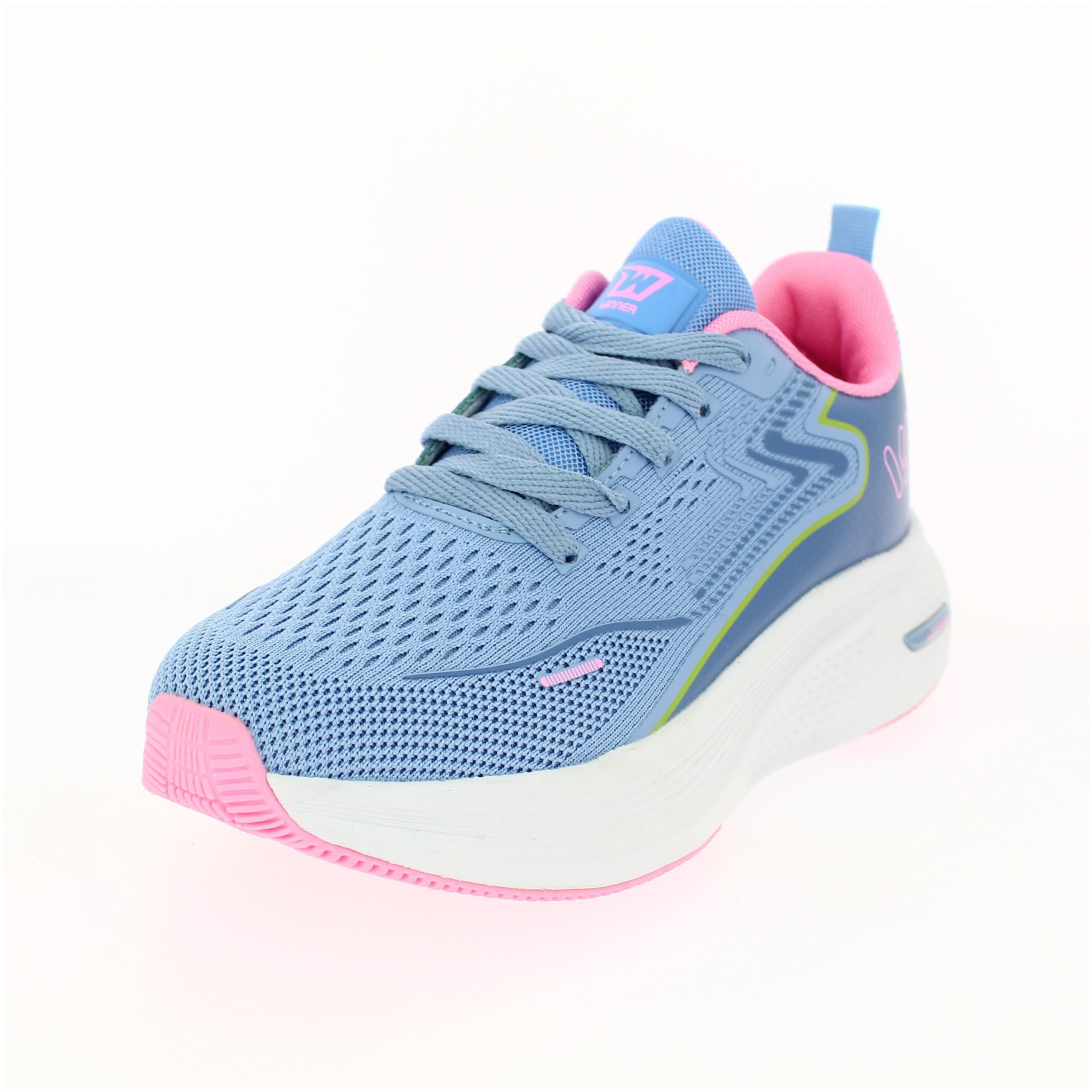 WINNER Women Running Lacing Shoe Light Blue