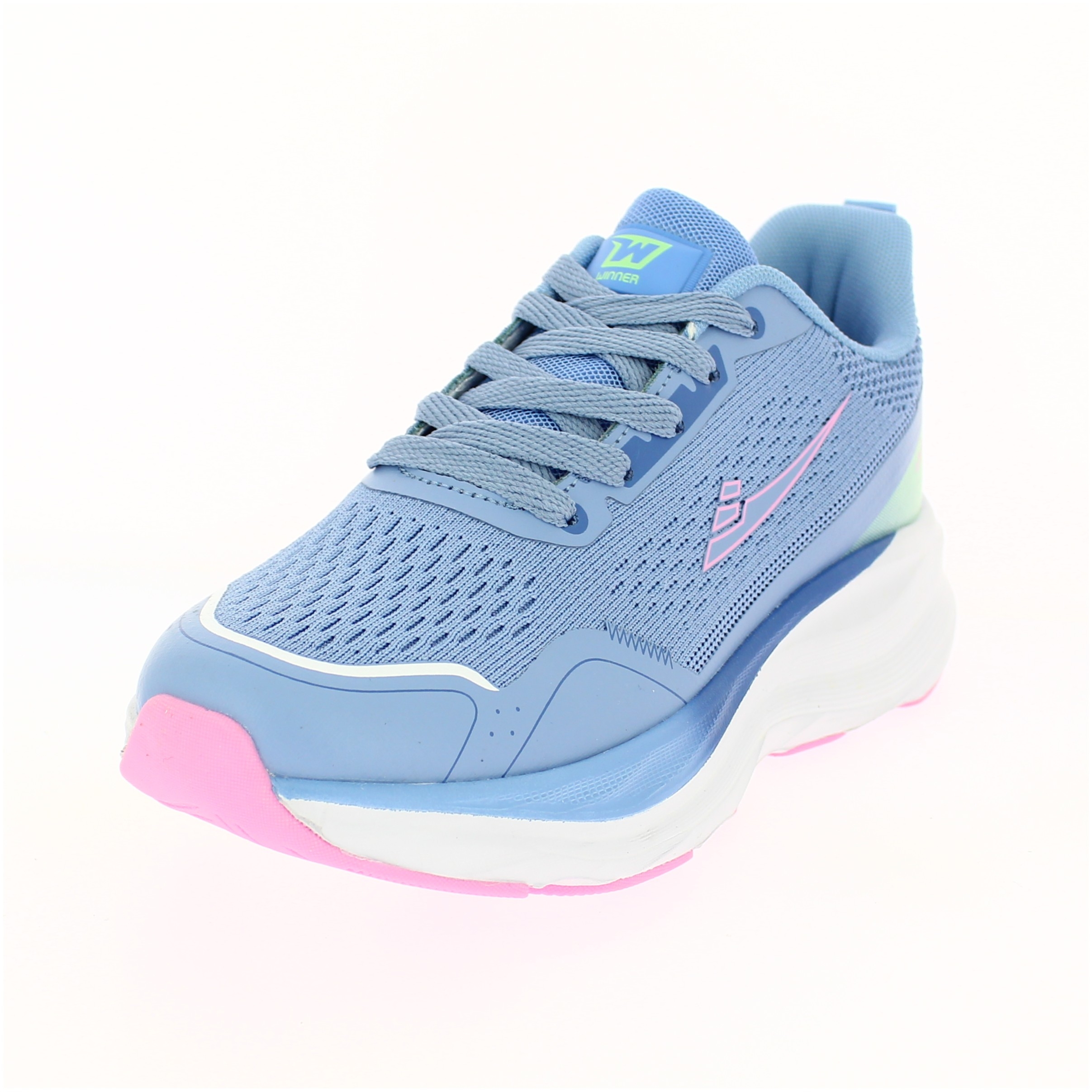WINNER Women Running Lacing Shoe Light Blue