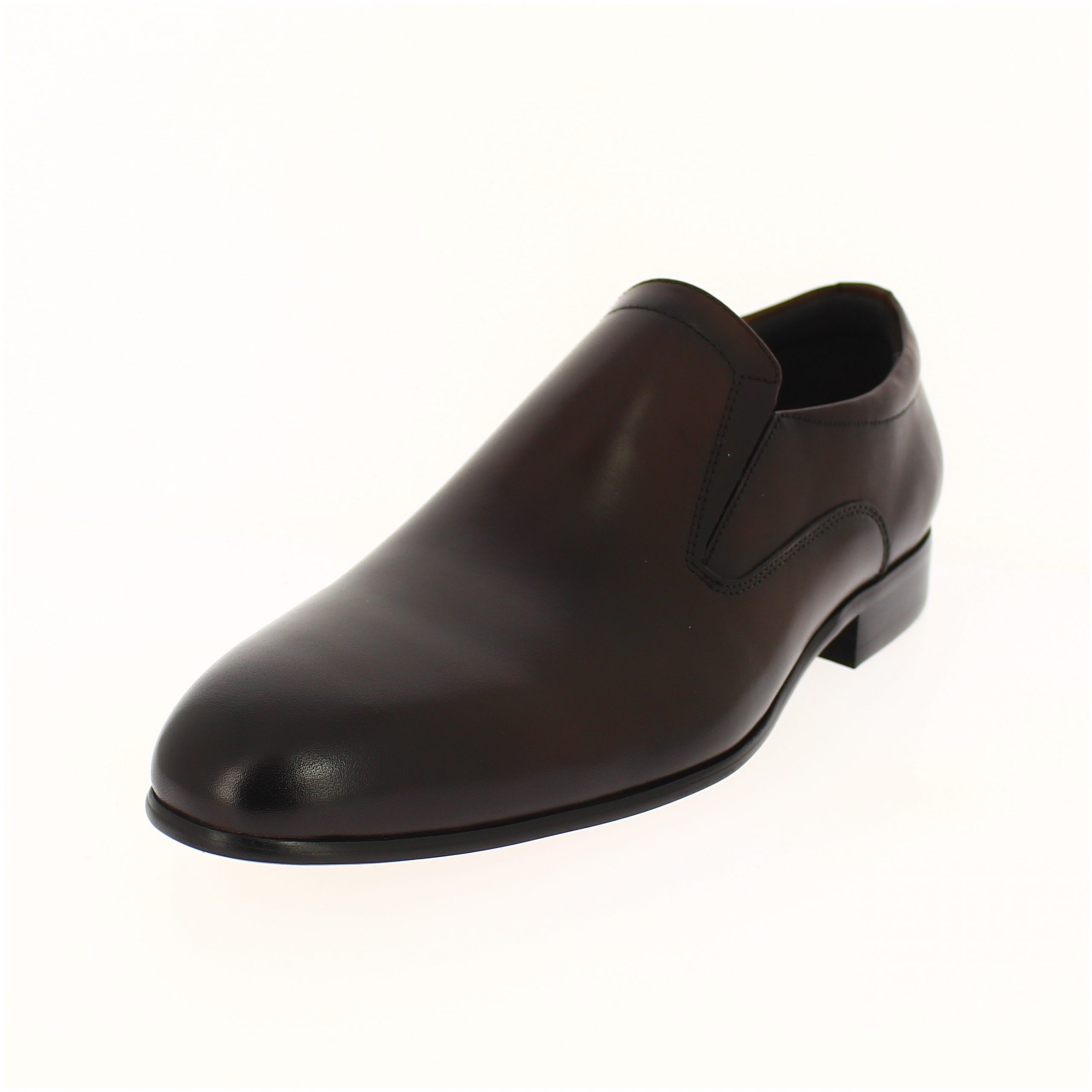 VICTORY Men Formal Slip-On Shoe Dark Brown