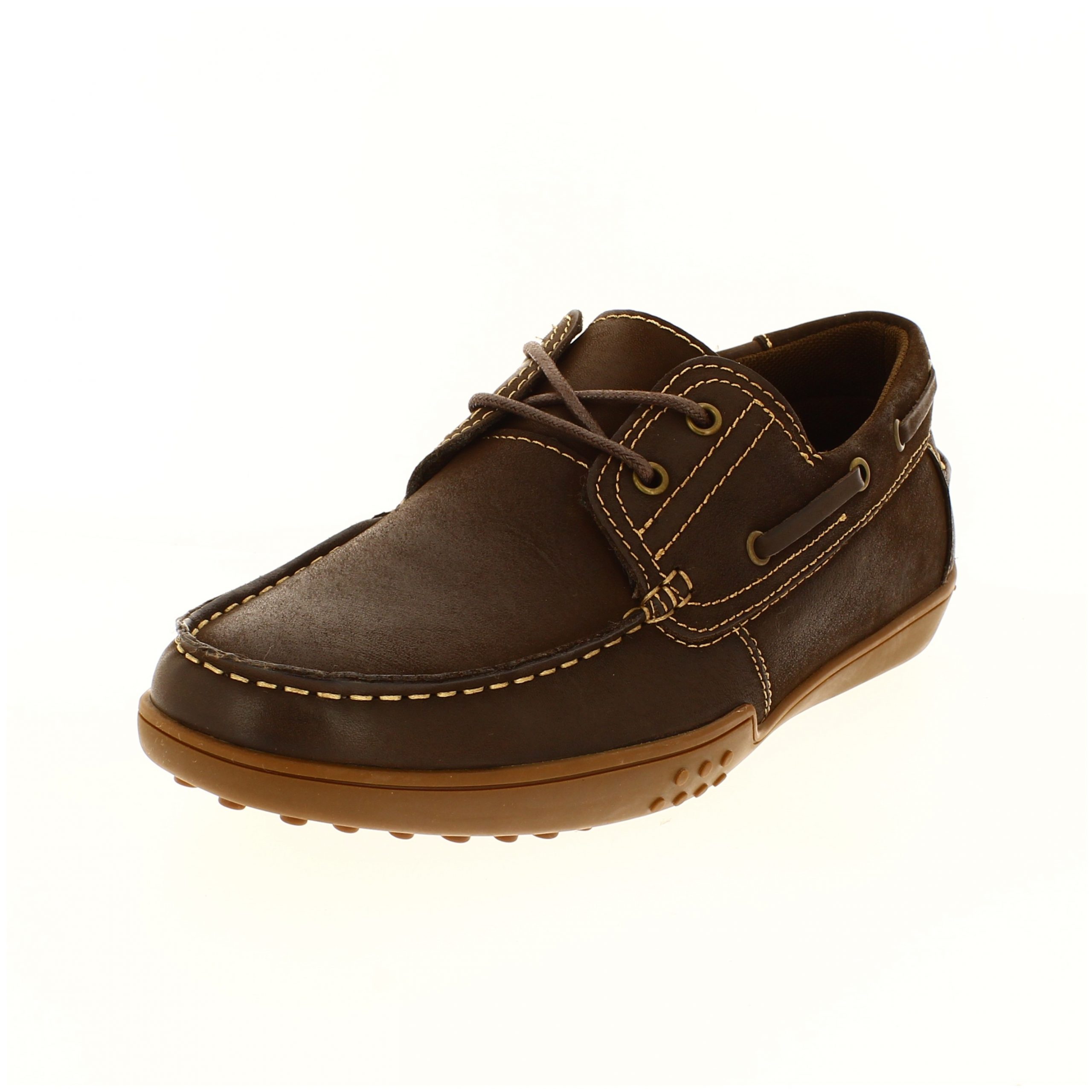 ROYAL WINGS Men Casual Lacing Gents Shoe - Dark Brown