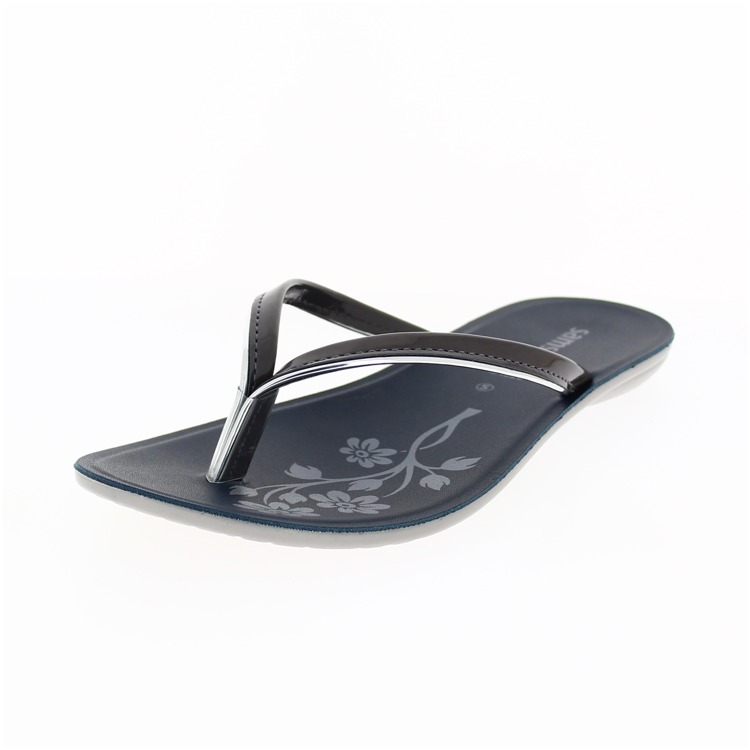 SAMSONS Women Casual Thongs Slippers Grey