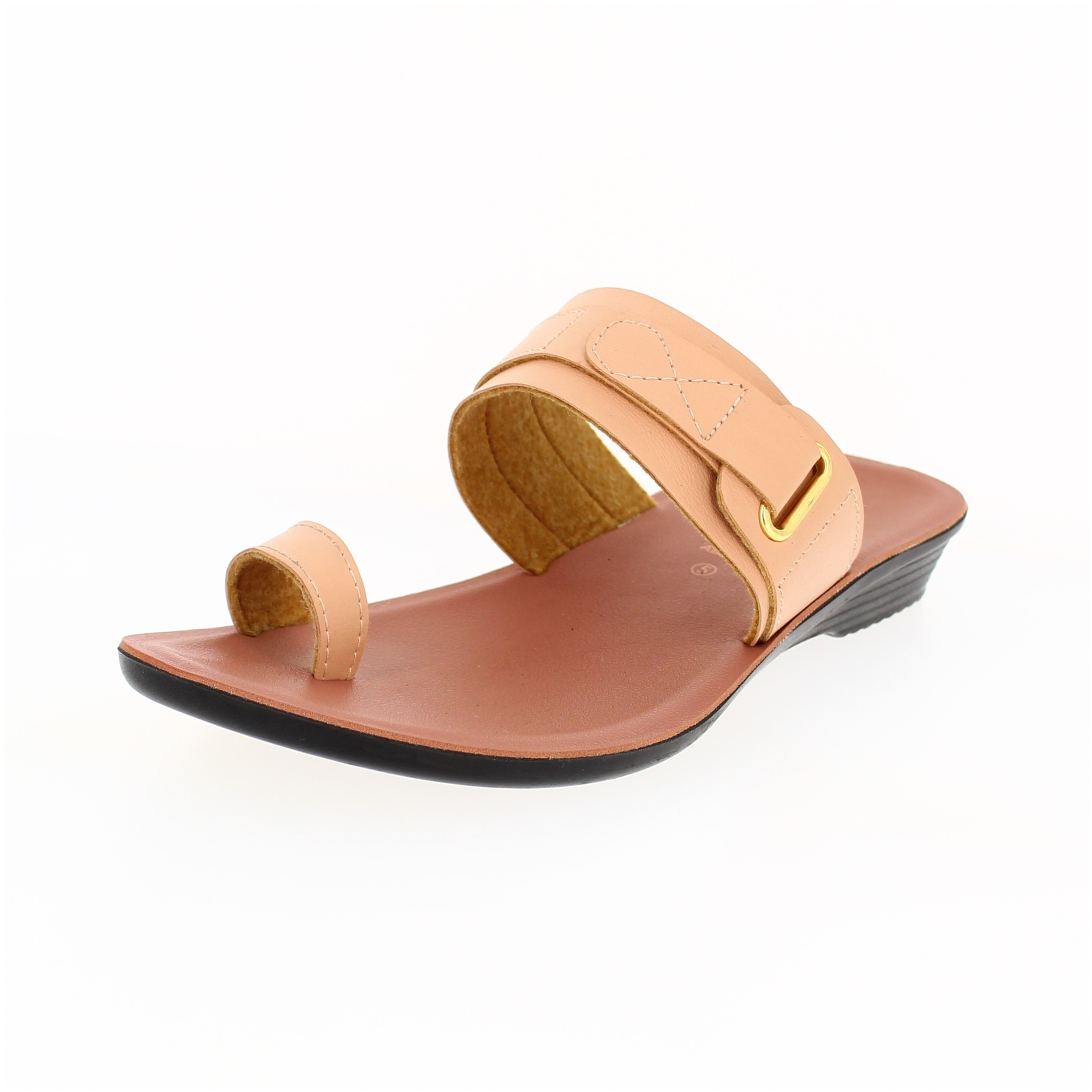 samsons Women Casual Toe Ring Slippers Pink
