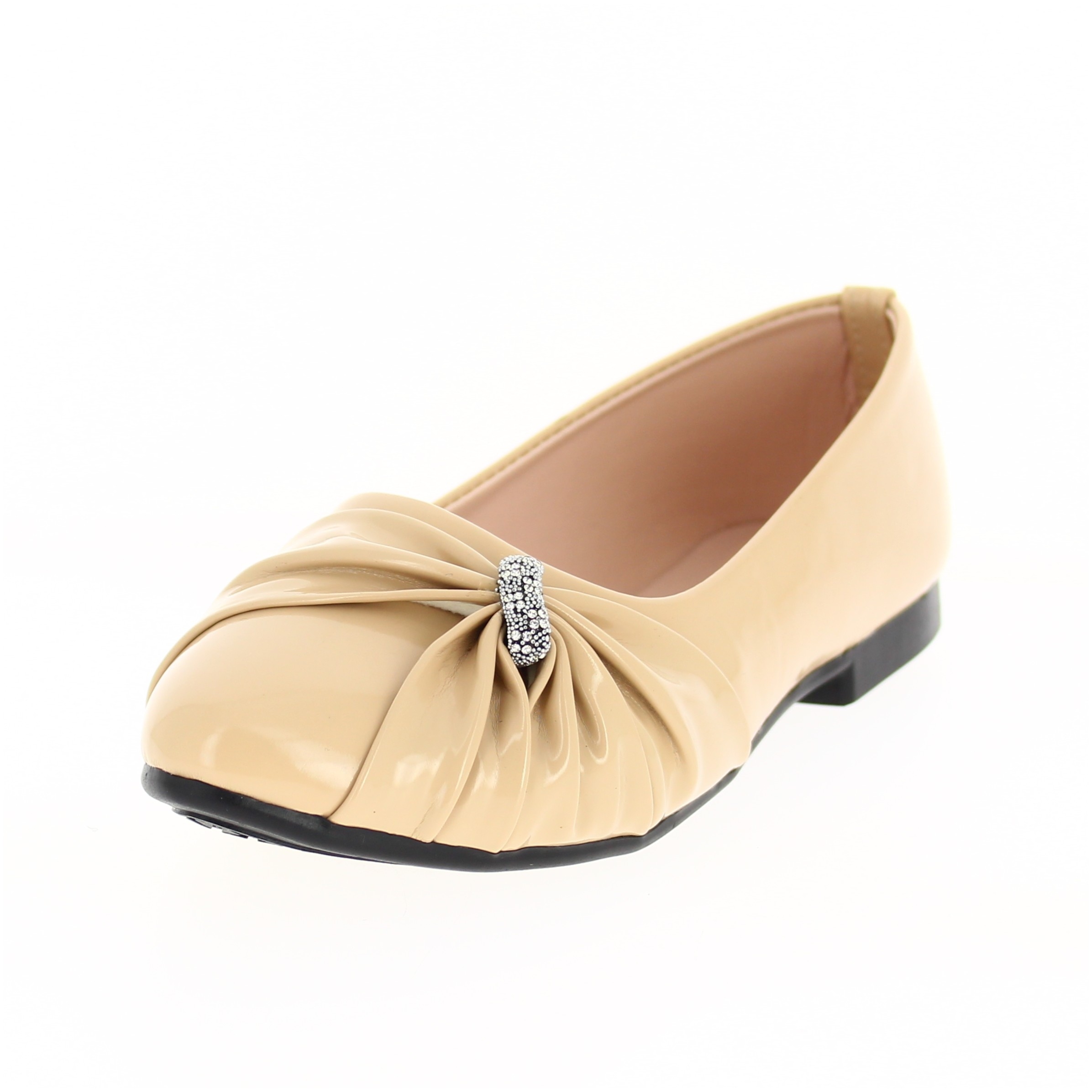 Fun Souls Girls Casual Ballerina Shoes Beige