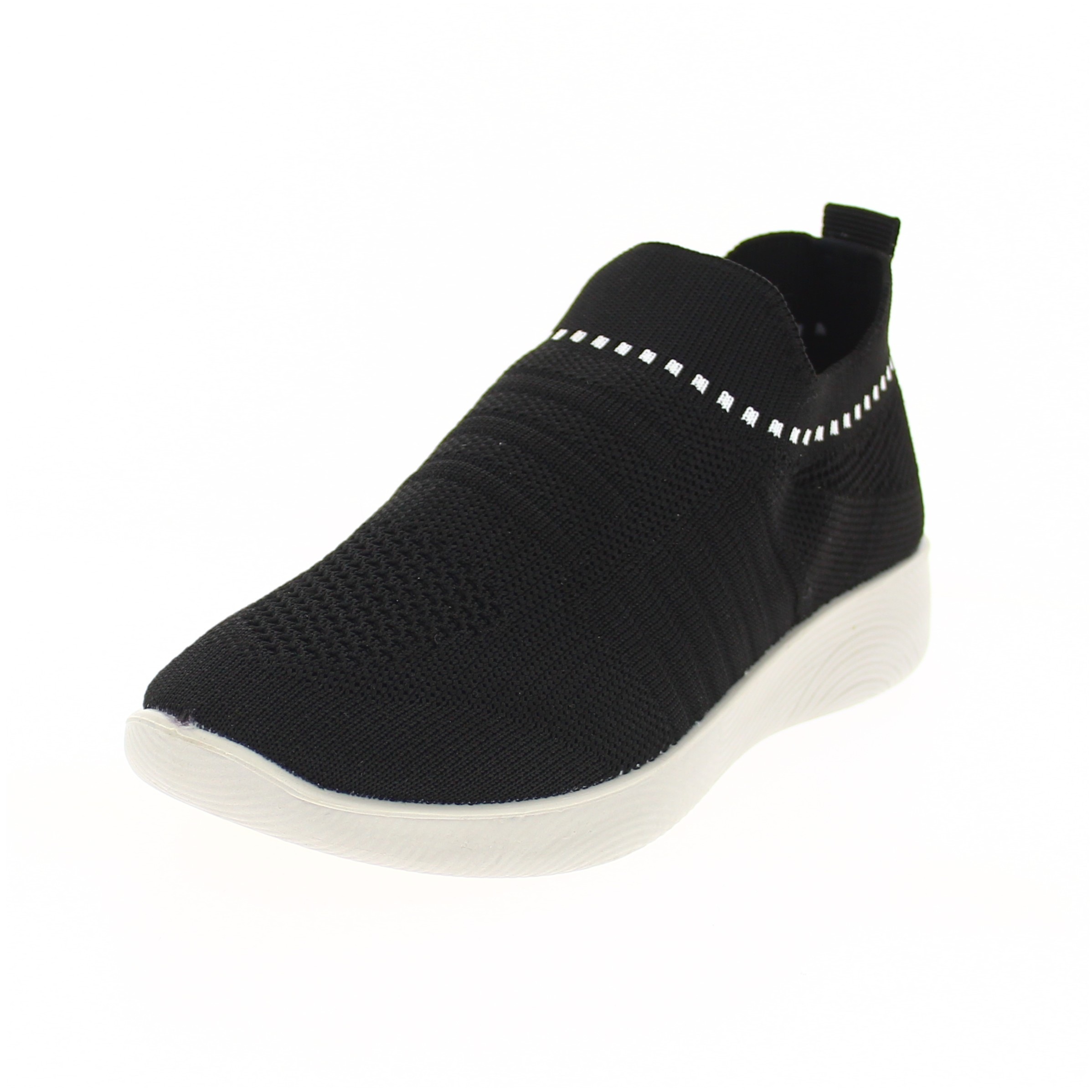 Fun Souls Girls Casual Slip-On Shoes Black