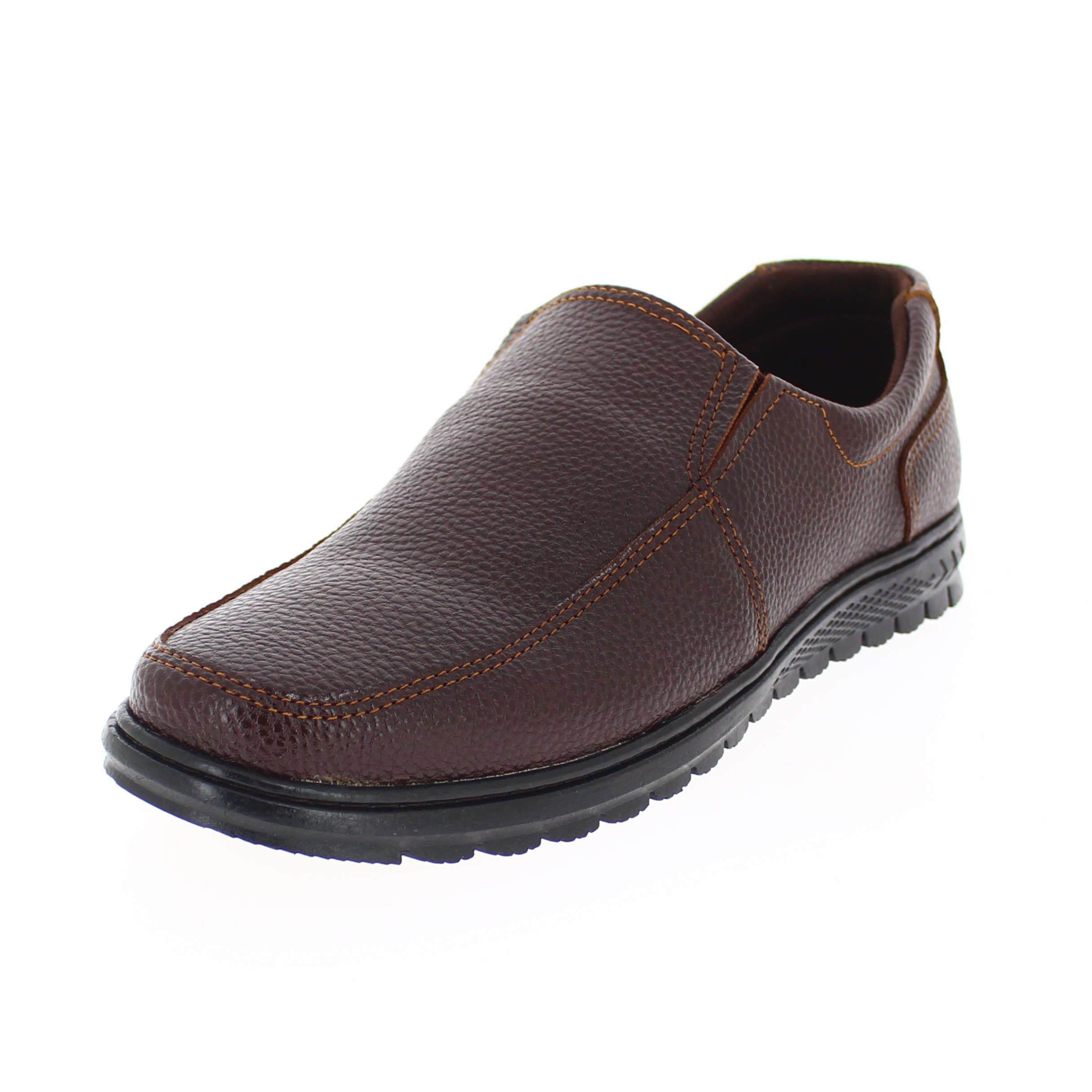 Samsons Men Formal Slip-On Shoes Brown
