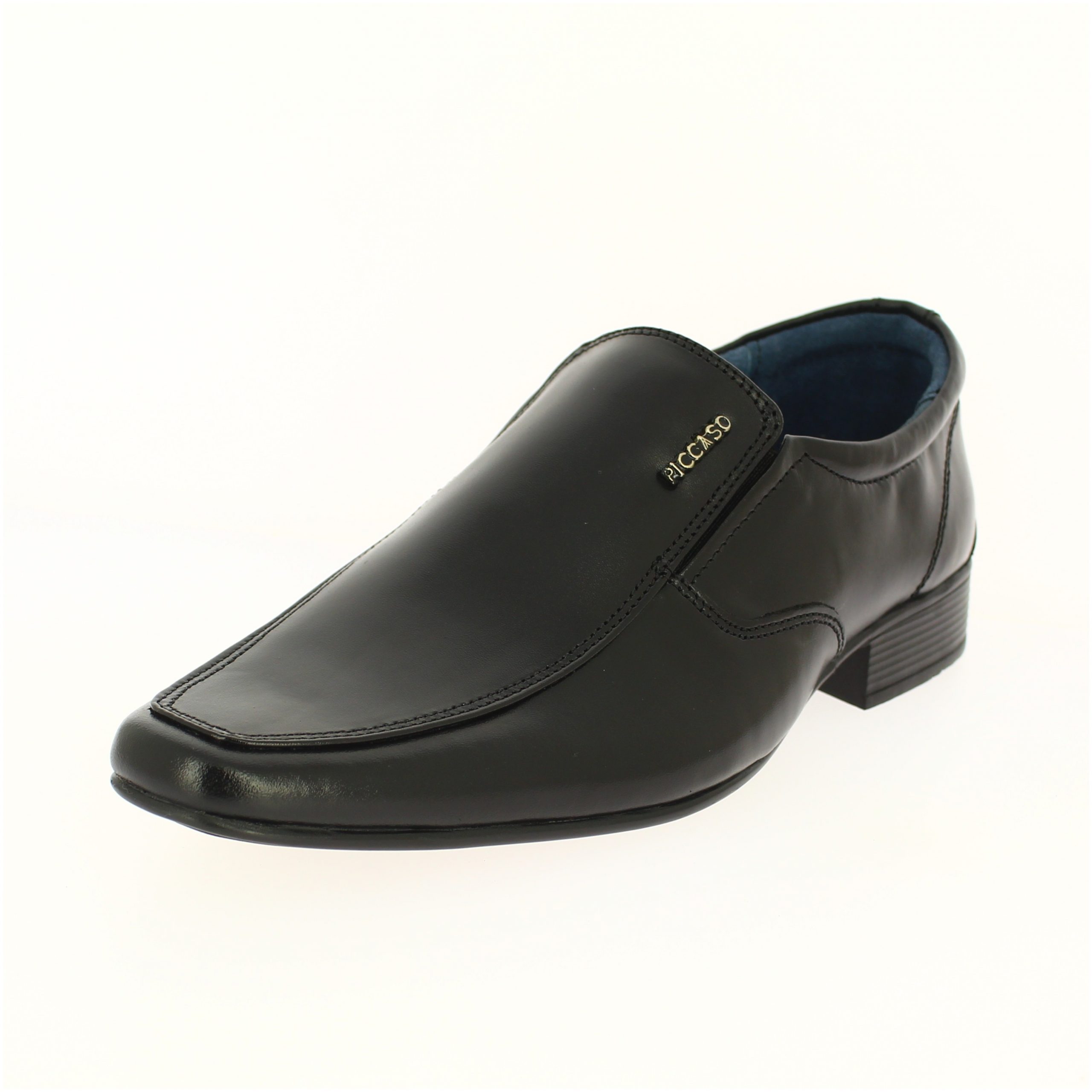 Piccaso Men Formal Slip-On Shoes Black