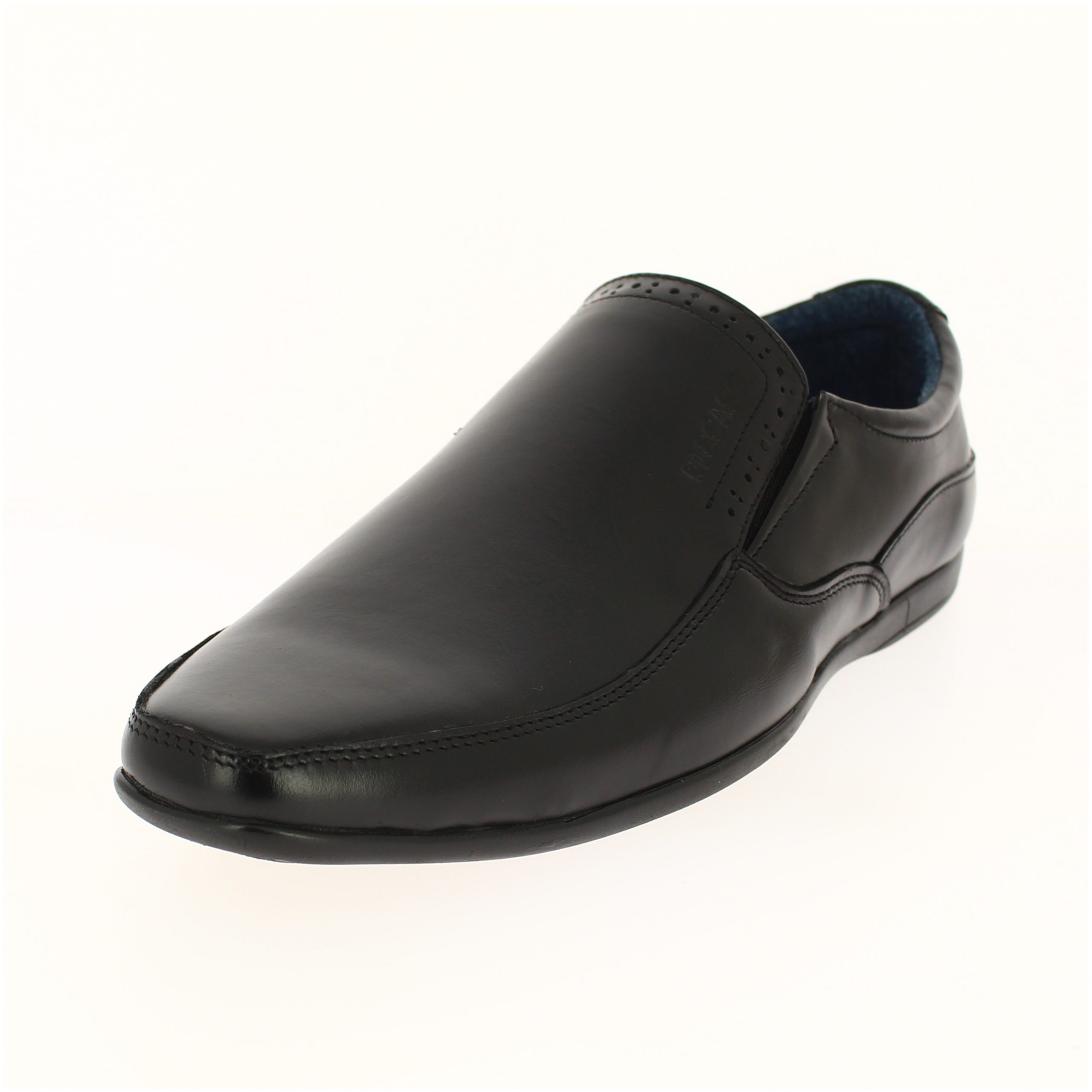 Piccaso Men Formal Slip-On Shoes Black