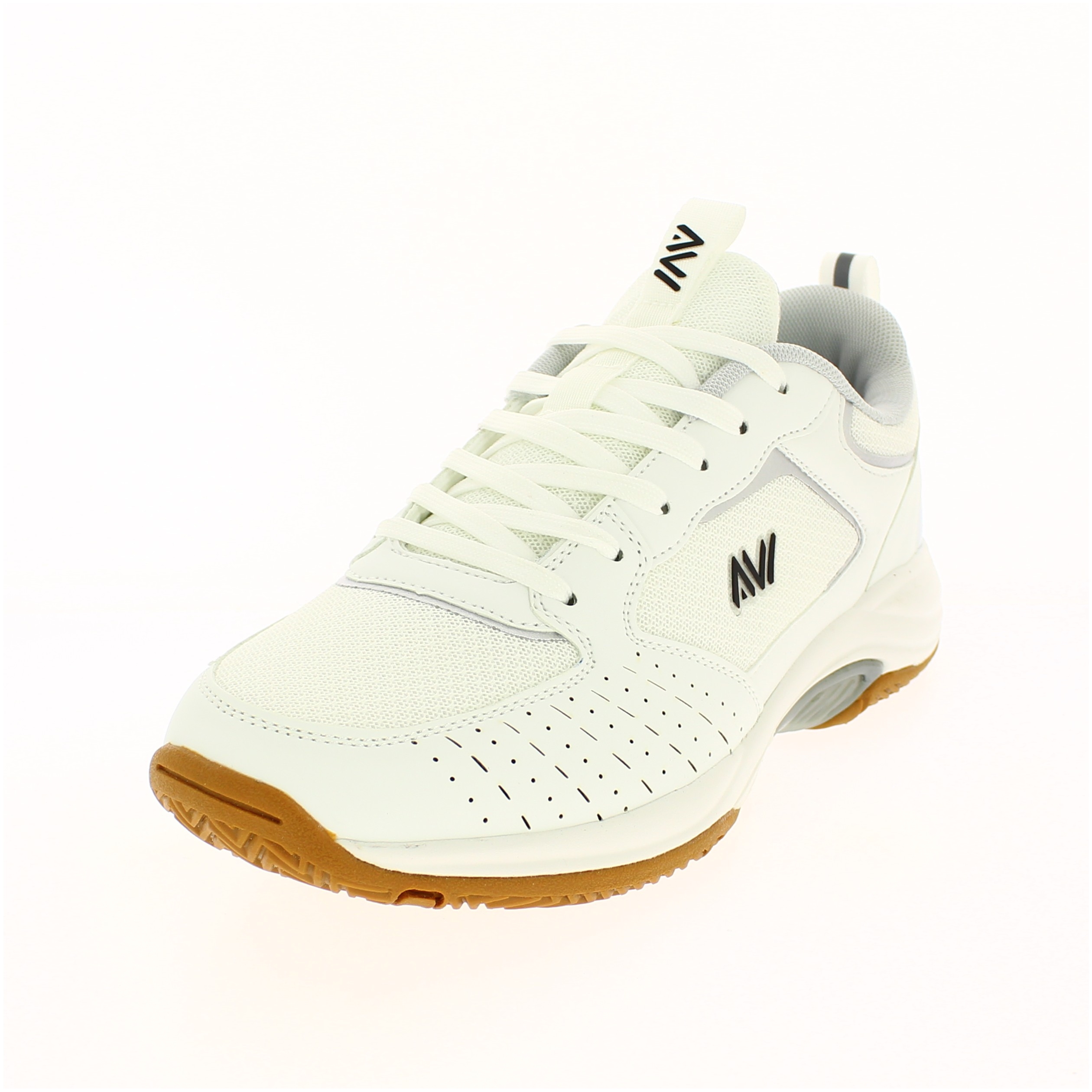 AVI Men Badminton Lacing Shoes WHITE