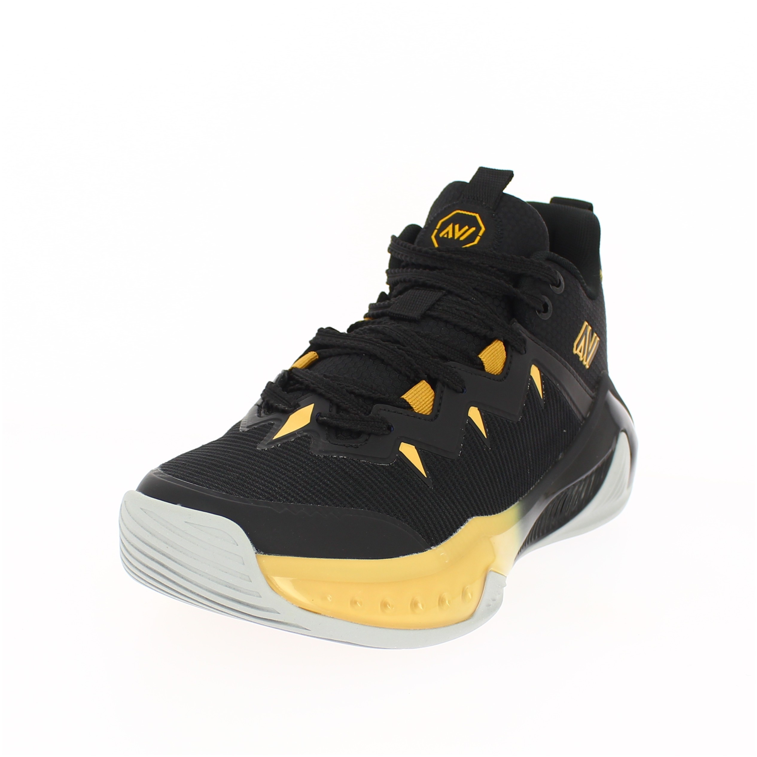 AVI Men Basketball Lacing Shoes BLACK