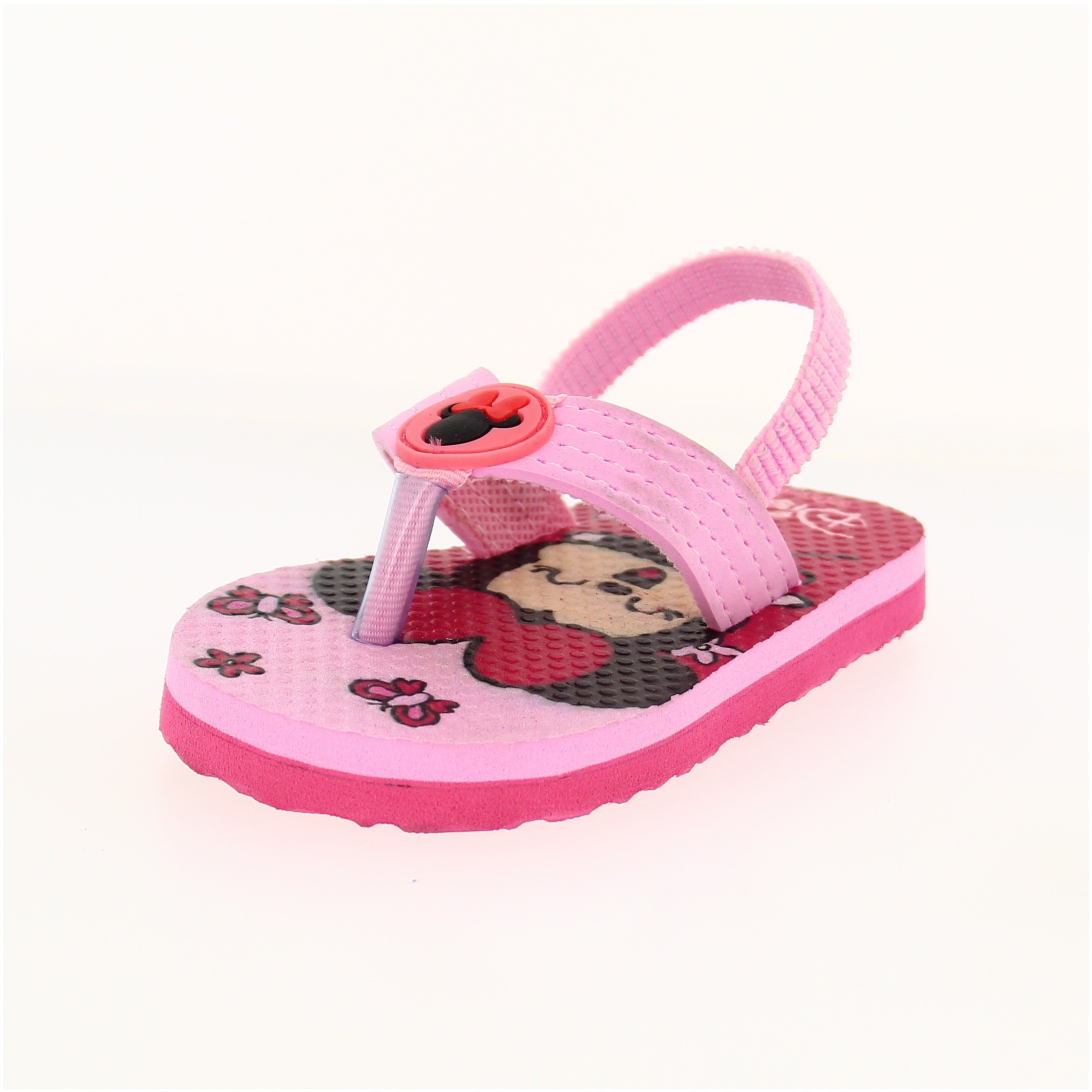Disney Girls Casual Back Strap Sandals D/Pink