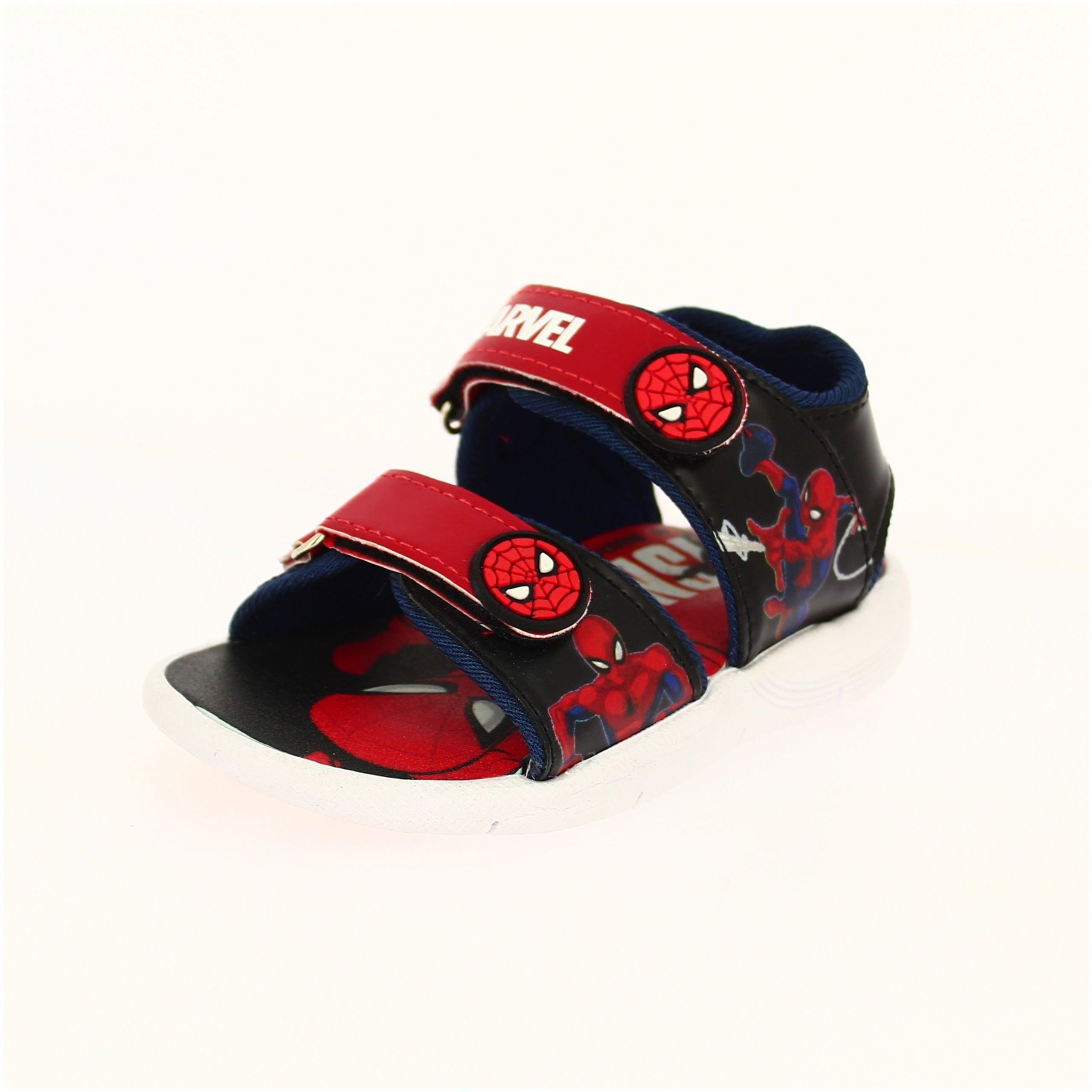Marvel Boys Casual Slip-On Sandals White/Red