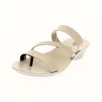 U Softo Women Casual Toe-Ring Wedges Gray