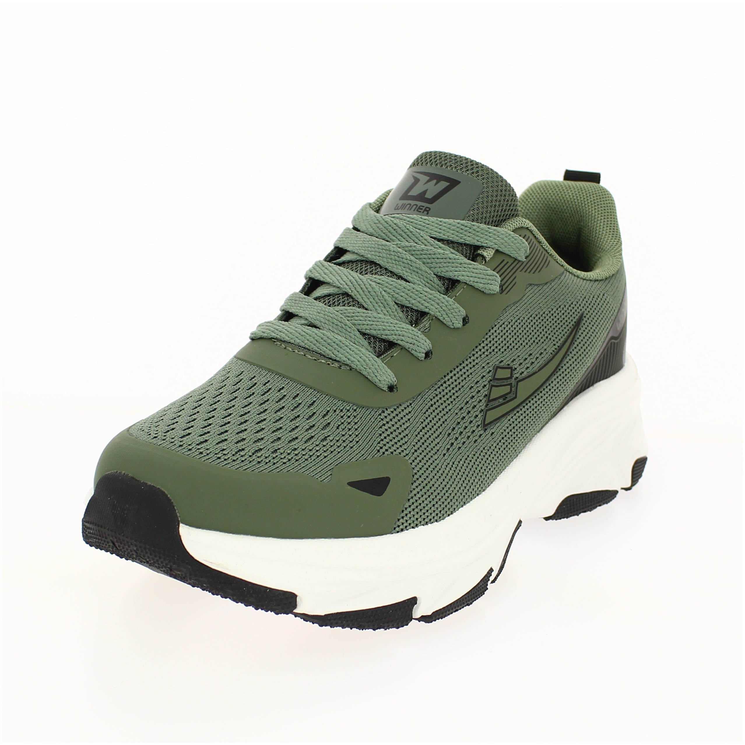 Winner Men Running Lacing Shoes Light Green
