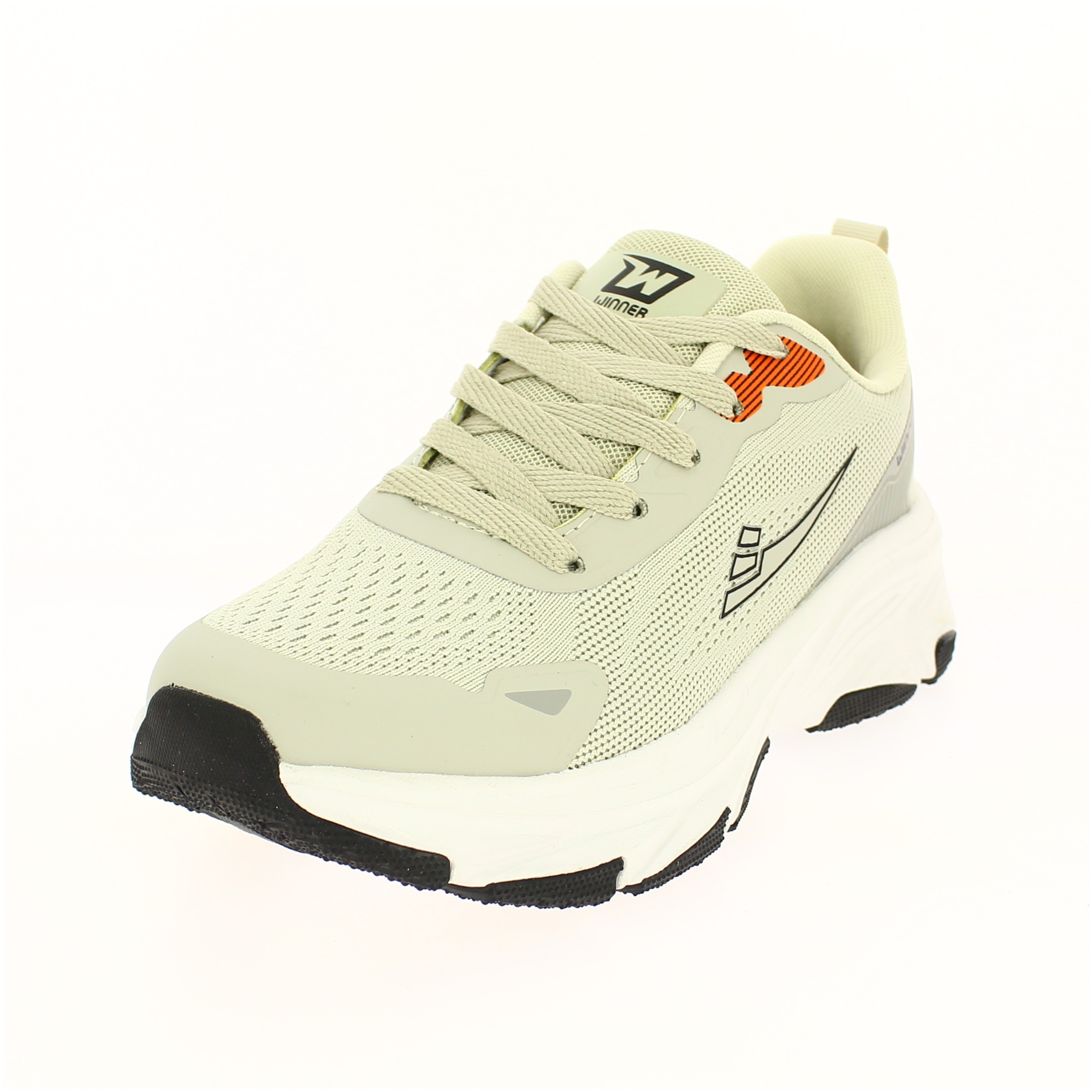 Winner Men Running Lacing Shoes Beige