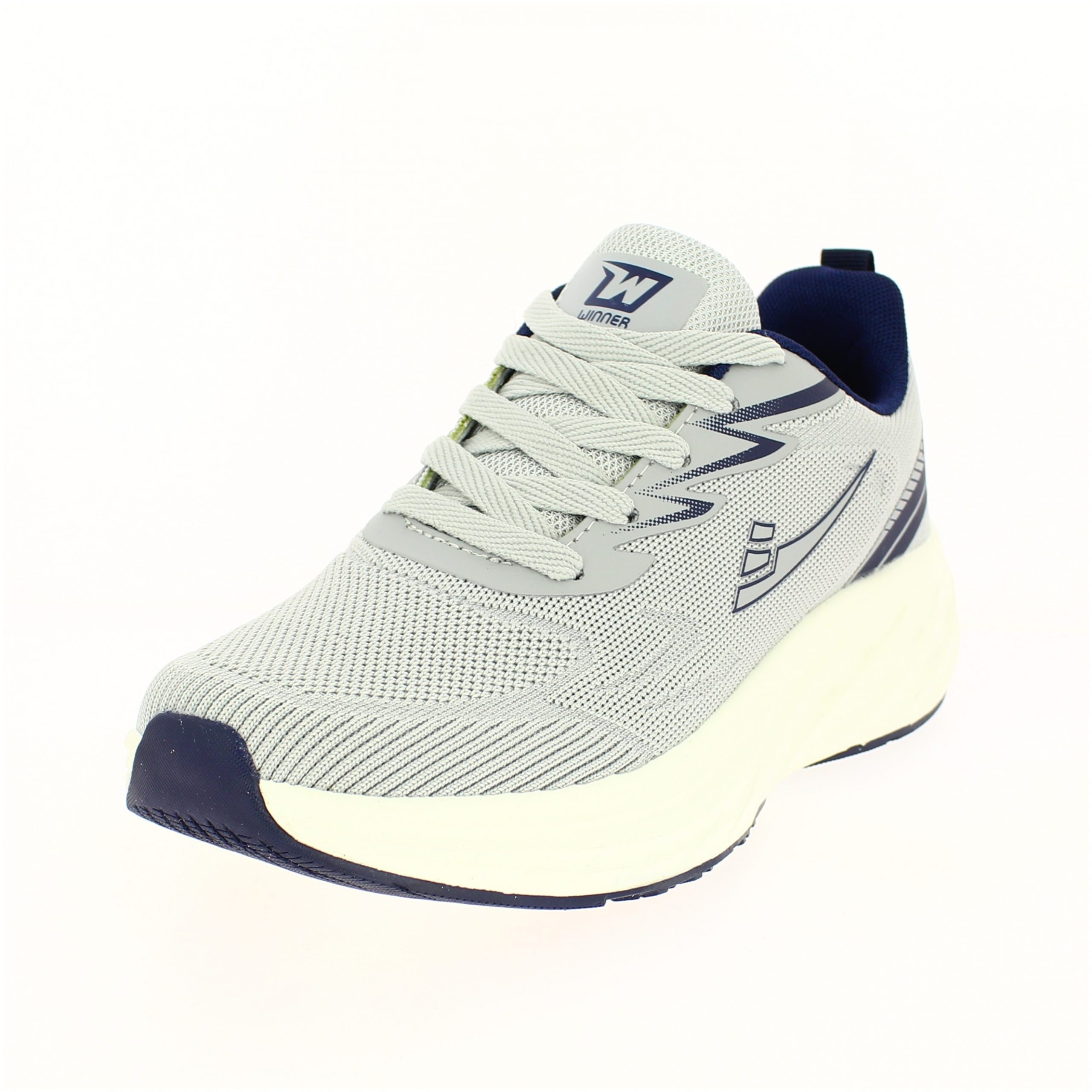 Winner Men Running Lacing Shoes Grey