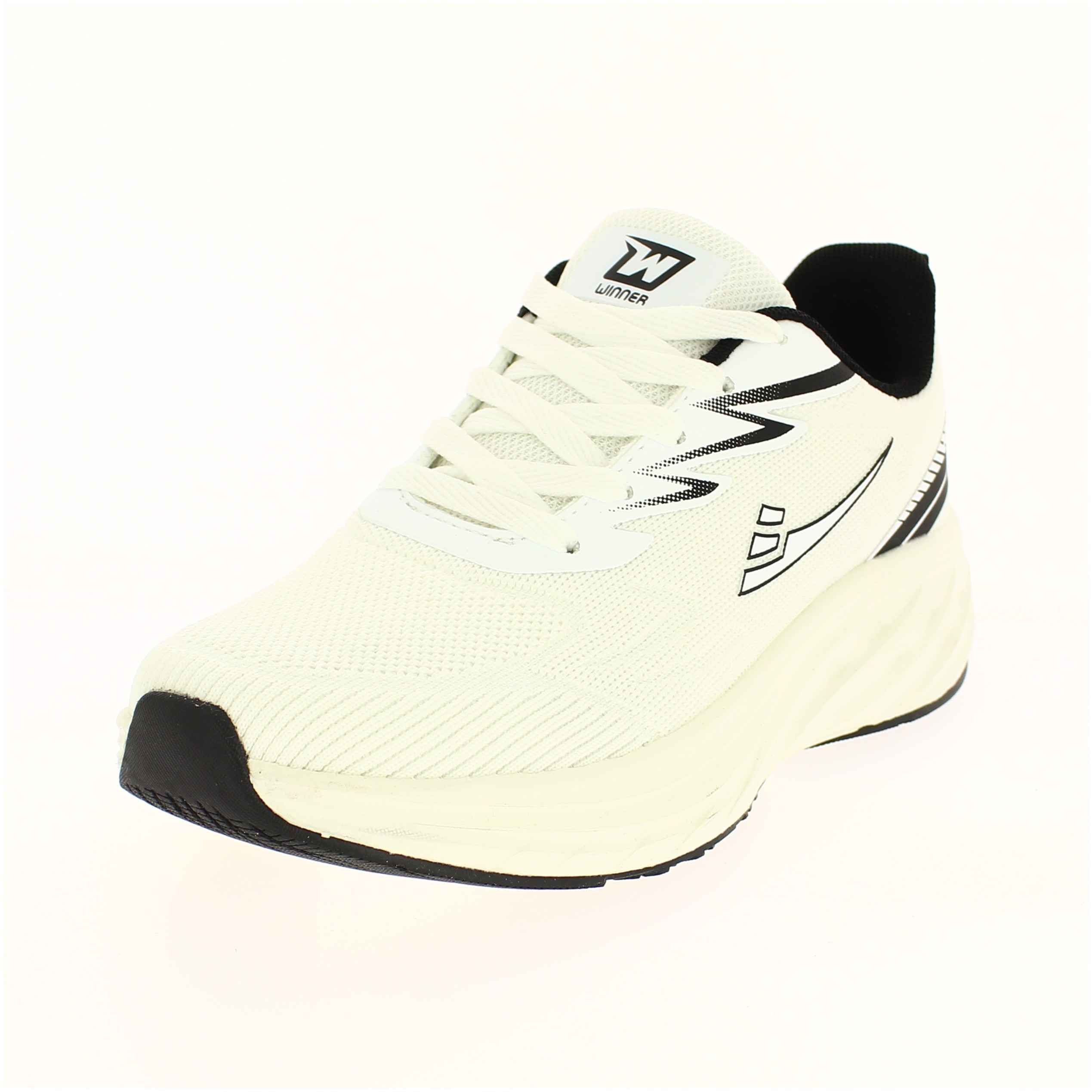 Winner Men Running Lacing Shoes White