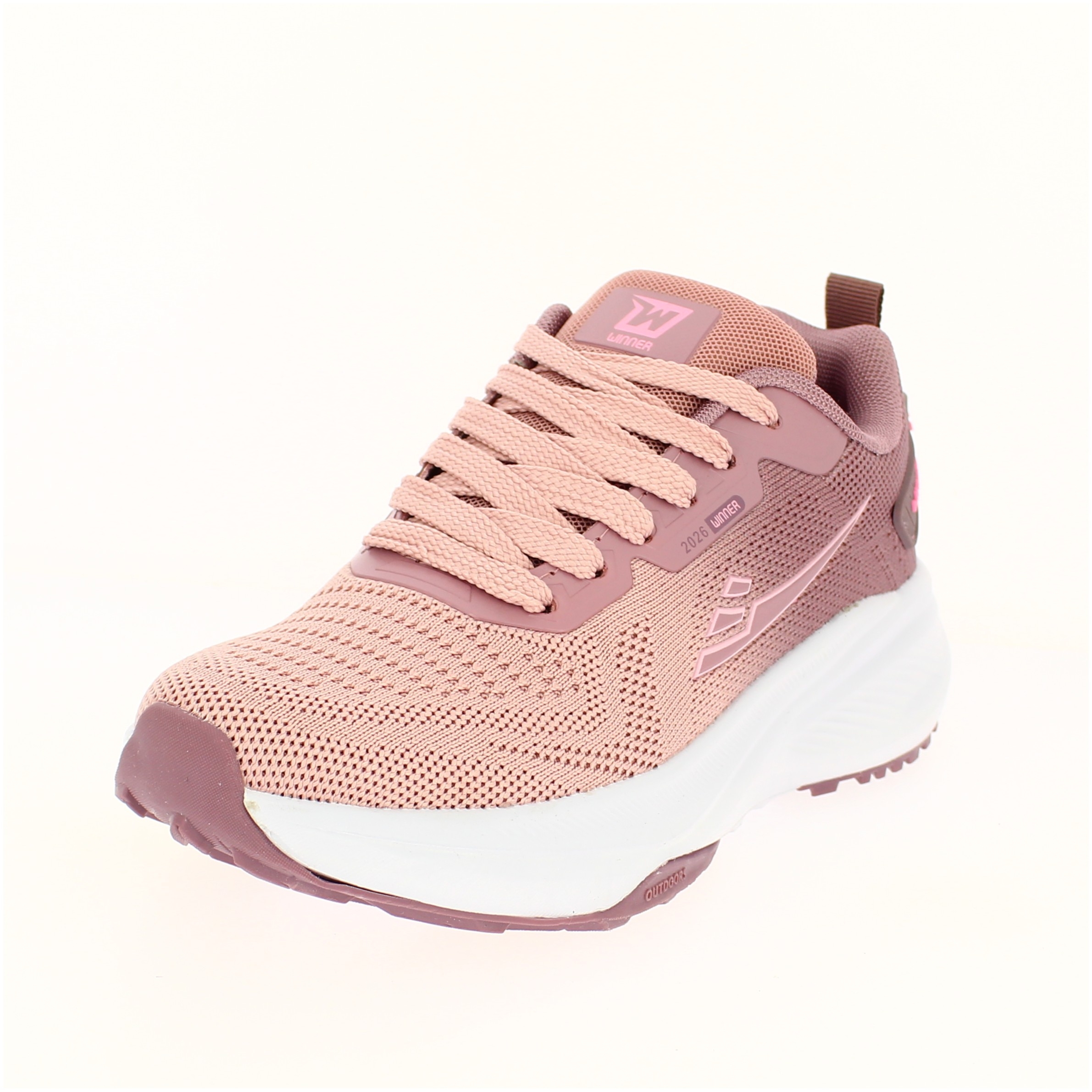 Winner Women Running Lacing Shoes Pink