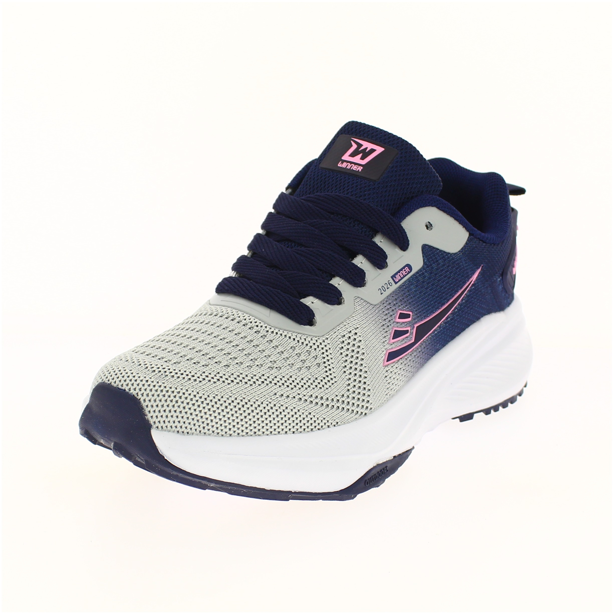 Winner Women Running Lacing Shoes Light Grey