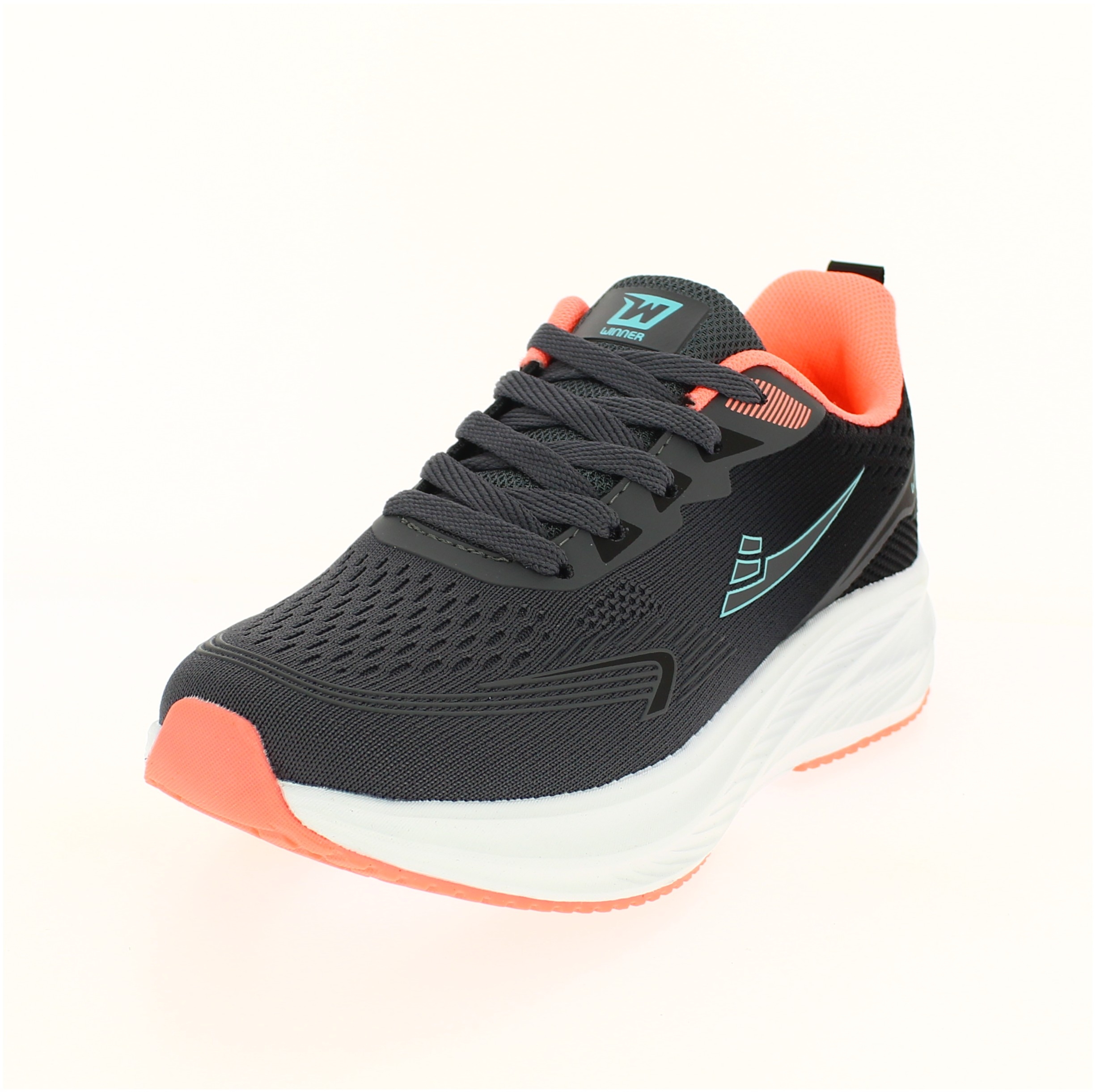 Winner Women Running Lacing Shoes Grey