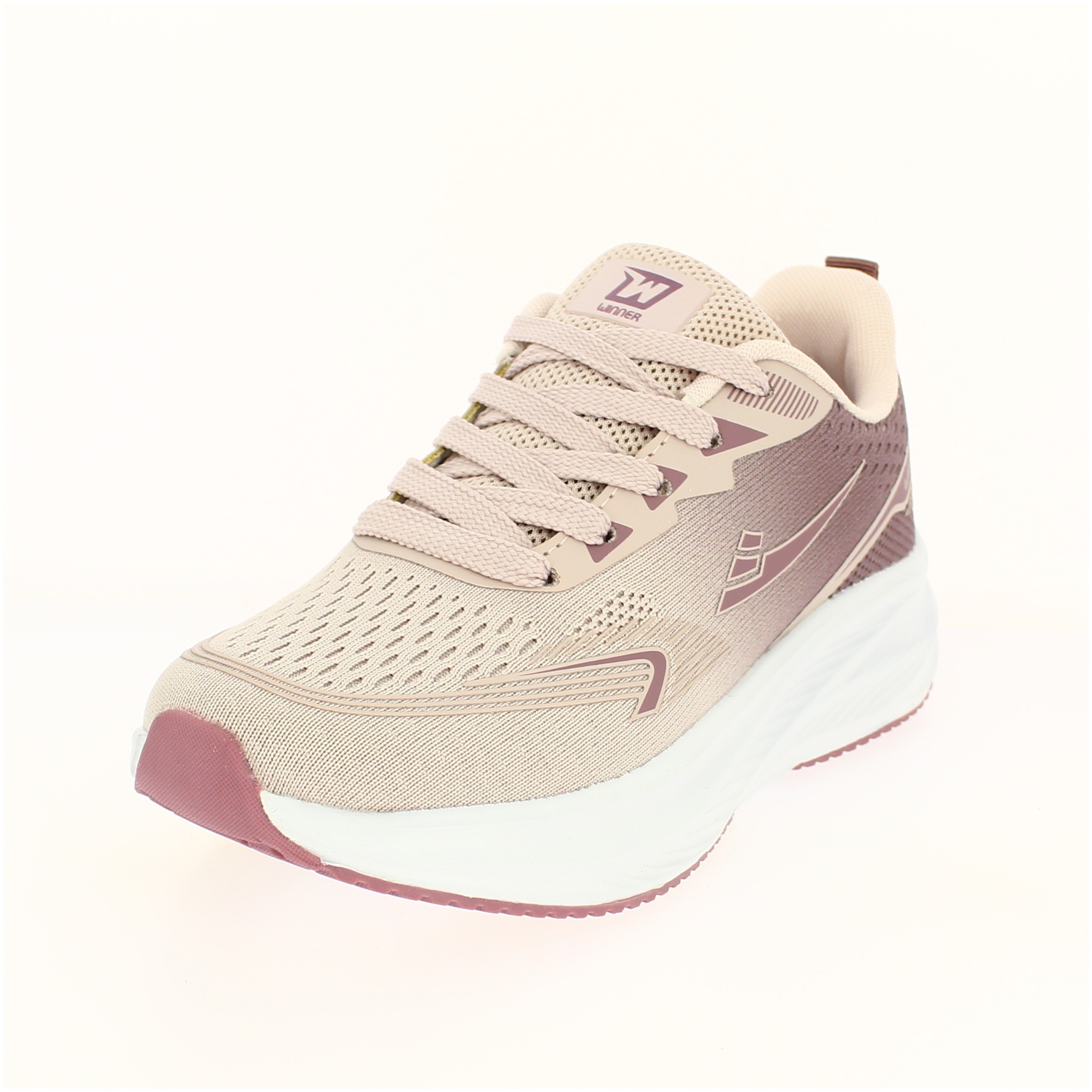 Winner Women Running Lacing Shoes Pink