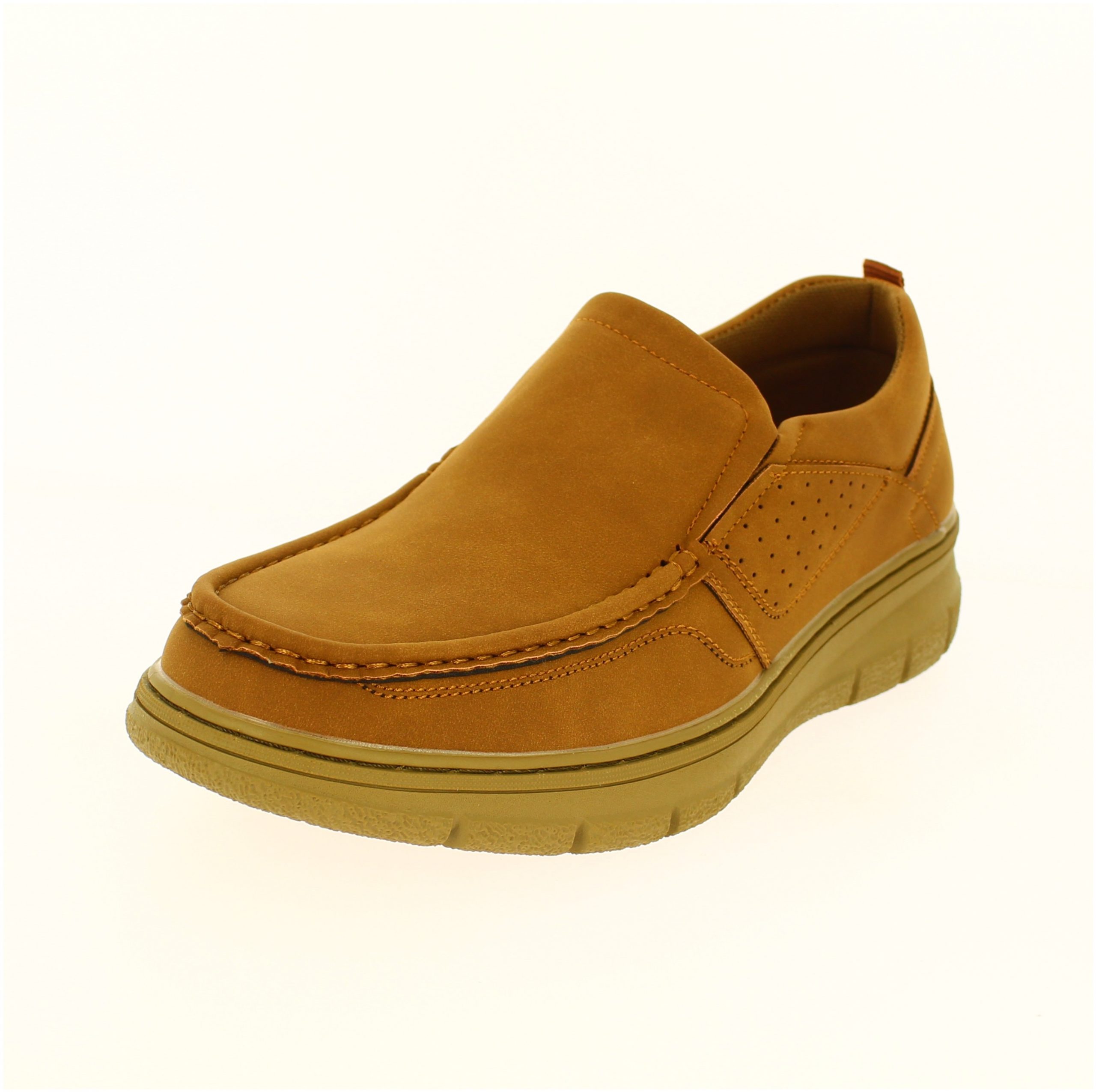 Valencia Men Casual Slip-On Shoes Camel